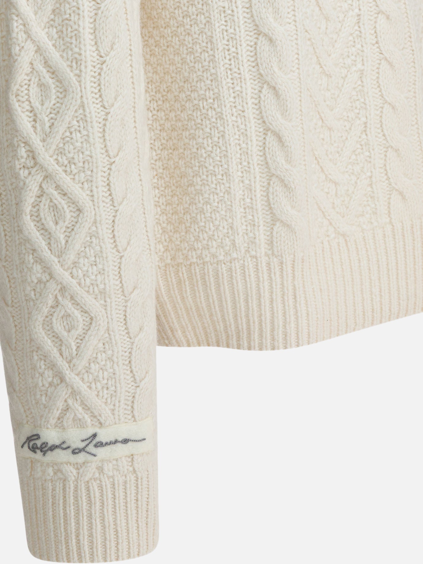 Crewneck sweaters Textured knit  White - Polo Ralph Lauren Men | PDP | VIETTI Online Store | thumbnail_4