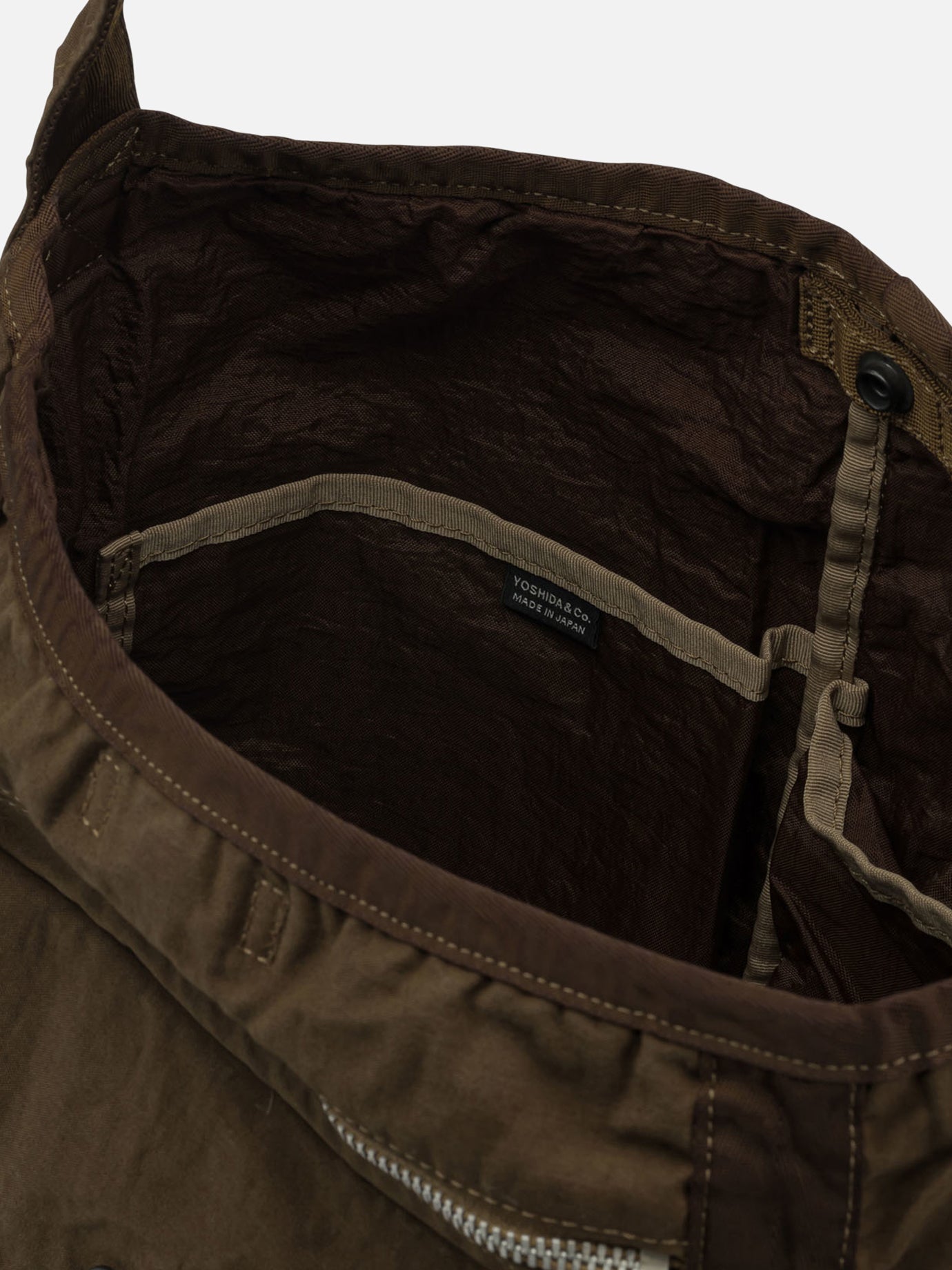 Small bags 50% nylon 50% cotton  Brown - Porter-Yoshida & Co Men | PDP | VIETTI Online Store | Zoom-Modal_5
