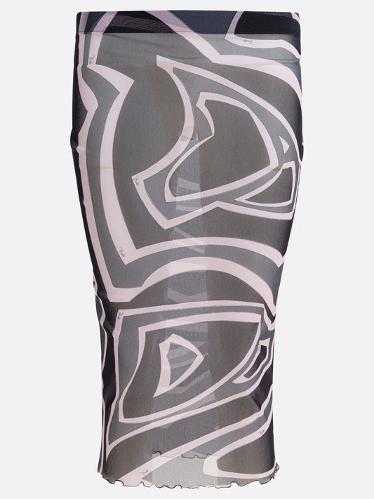 Gonne midi Graphics  Nero - Pucci Donna | PLP | VIETTI Online Store 
