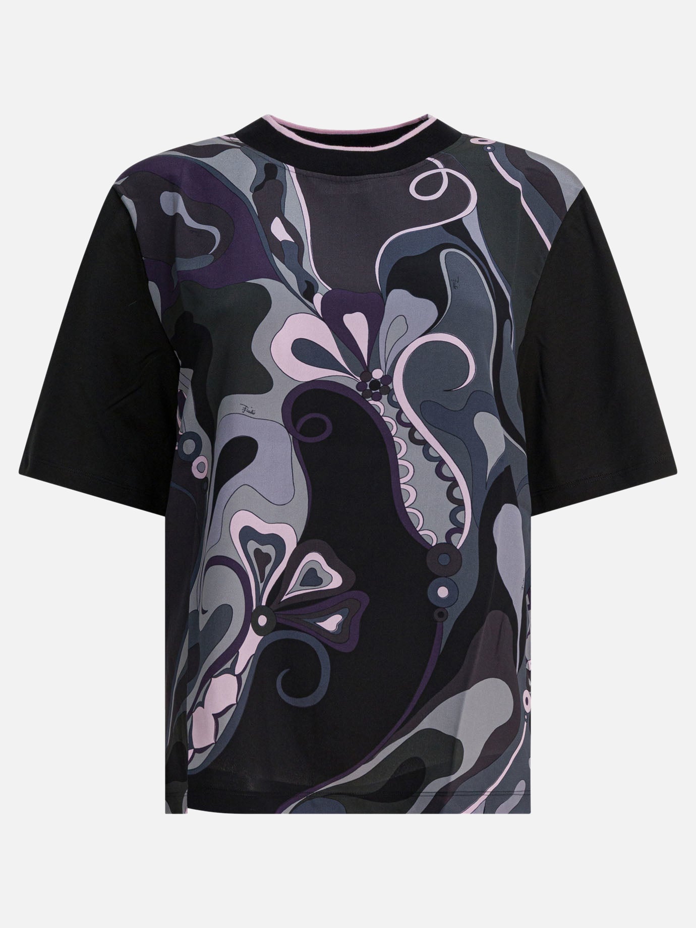 T-shirt girocollo Graphics  Nero - Pucci Donna | PDP | VIETTI Online Store | Zoom-Modal
