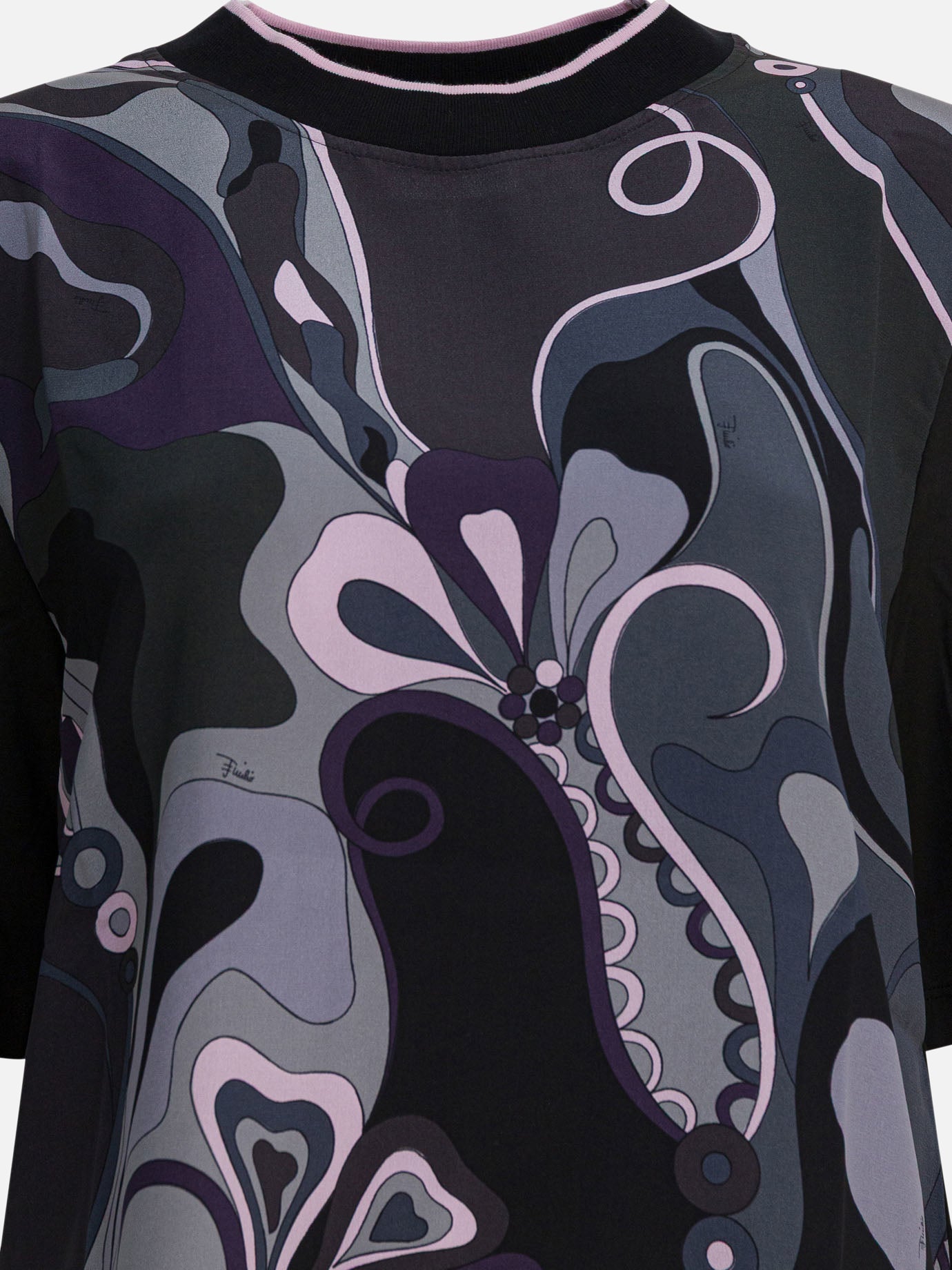 T-shirt girocollo Graphics  Nero - Pucci Donna | PDP | VIETTI Online Store | Zoom-Modal_3
