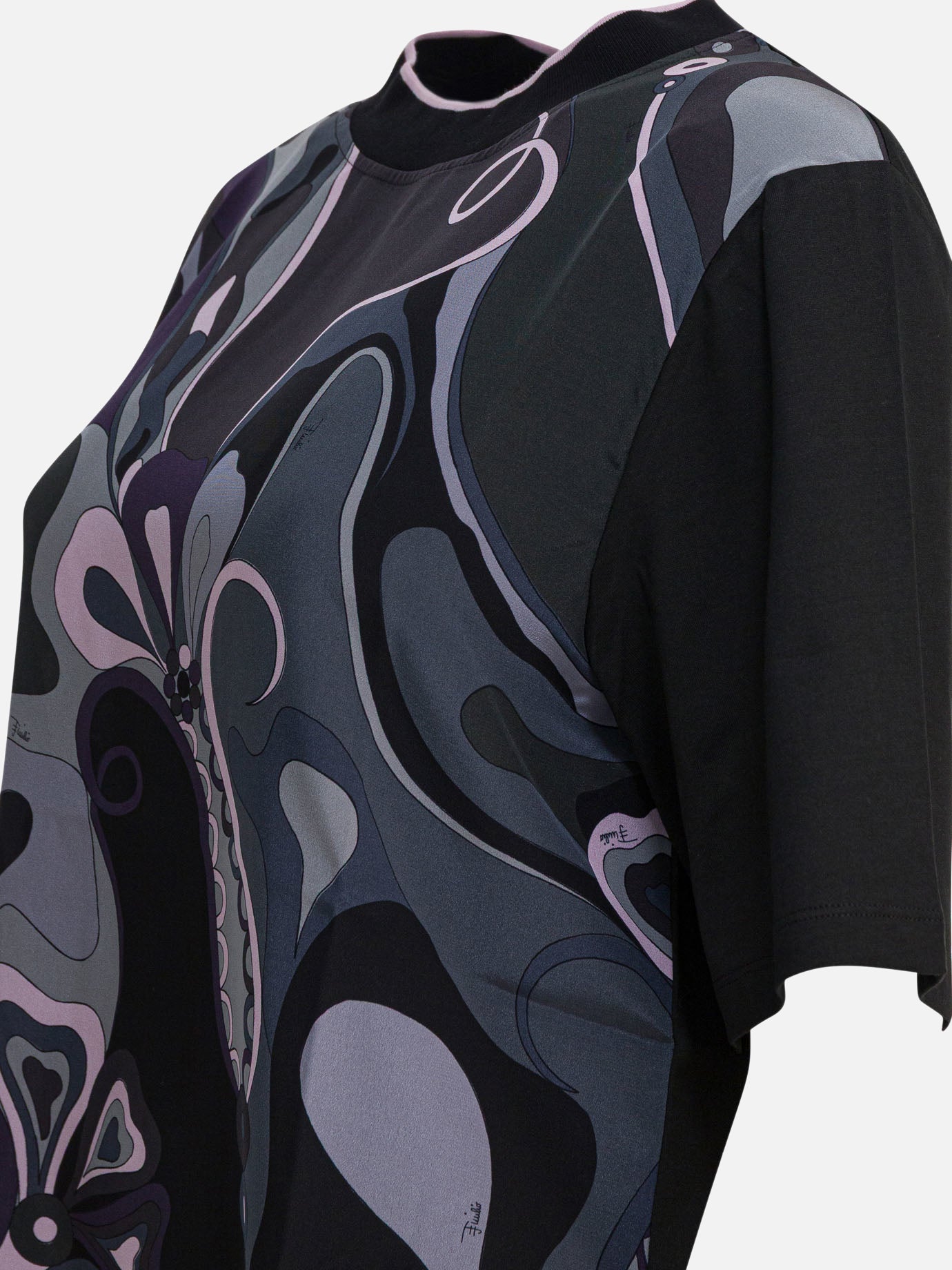 T-shirt girocollo Graphics  Nero - Pucci Donna | PDP | VIETTI Online Store | Zoom-Modal_4
