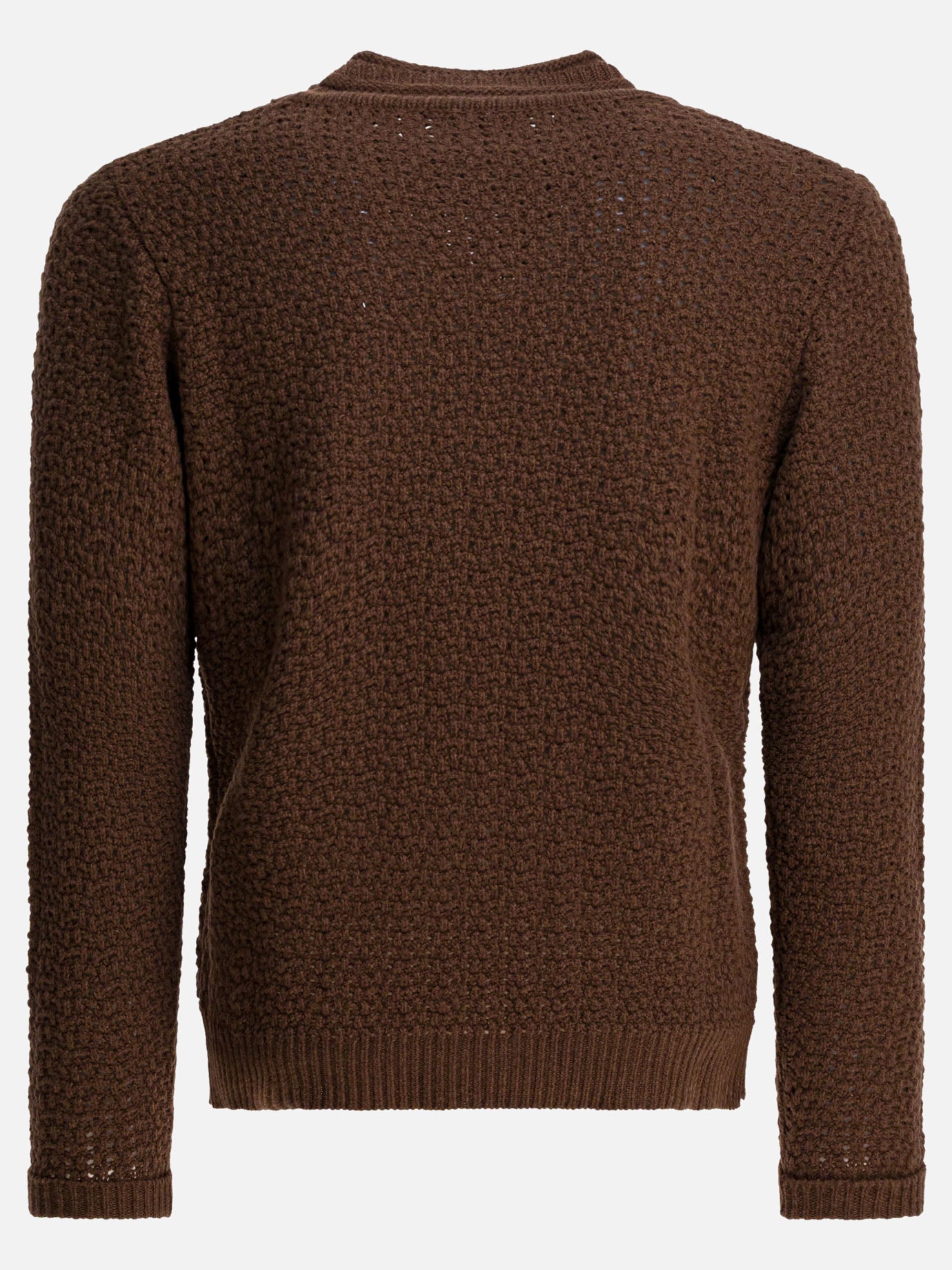 Crewneck sweaters Solid colour  Brown - Rakkì Men | PDP | VIETTI Online Store | thumbnail_2