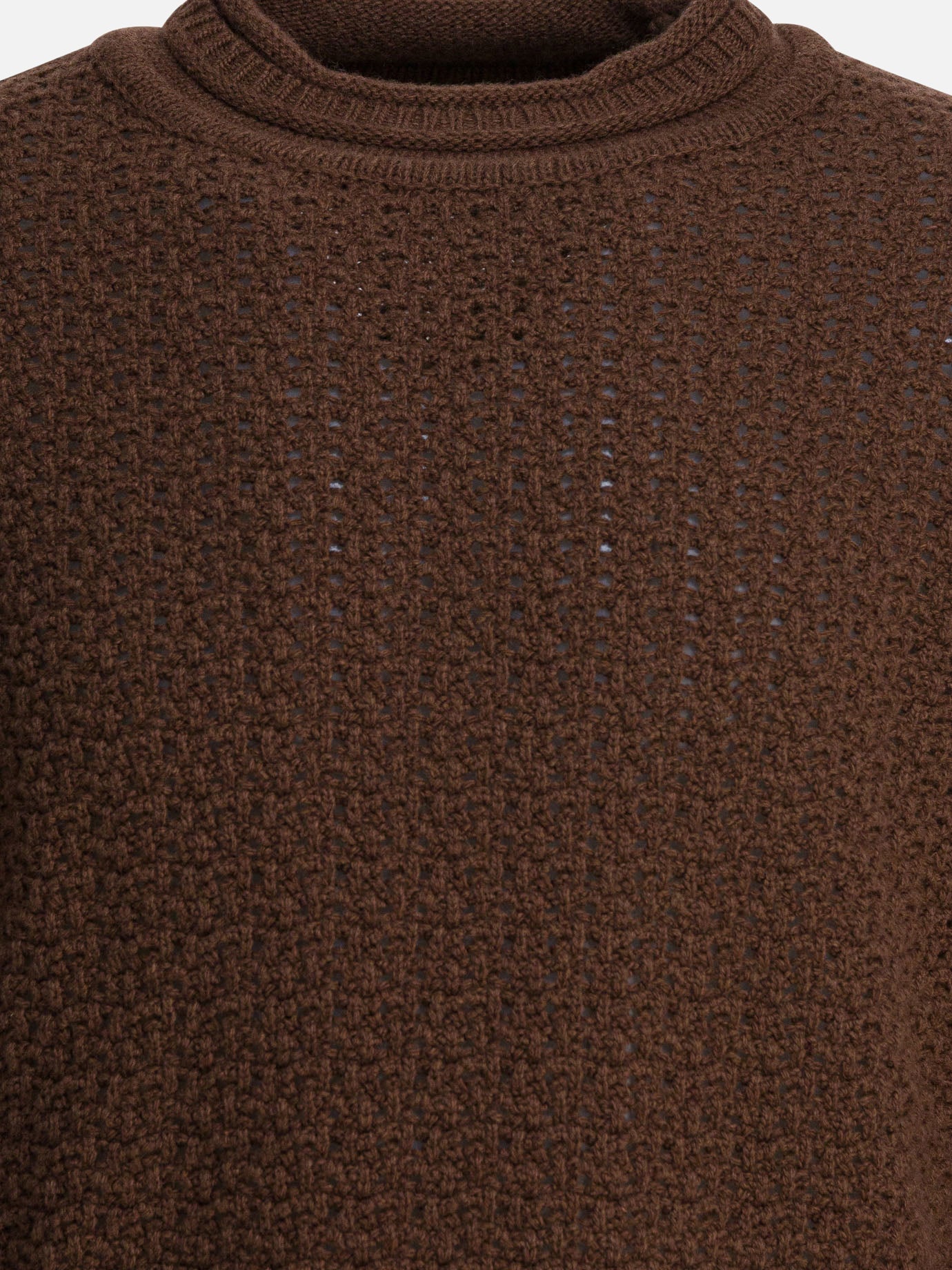 Crewneck sweaters Solid colour  Brown - Rakkì Men | PDP | VIETTI Online Store | Zoom-Modal_3
