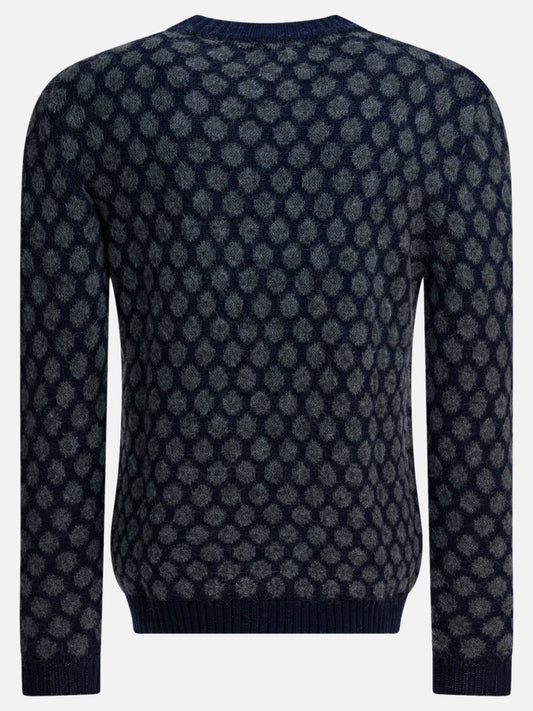 Maglioni girocollo Textured knit  Blu - Rakkì Uomo | PLP | VIETTI Online Store | 2
