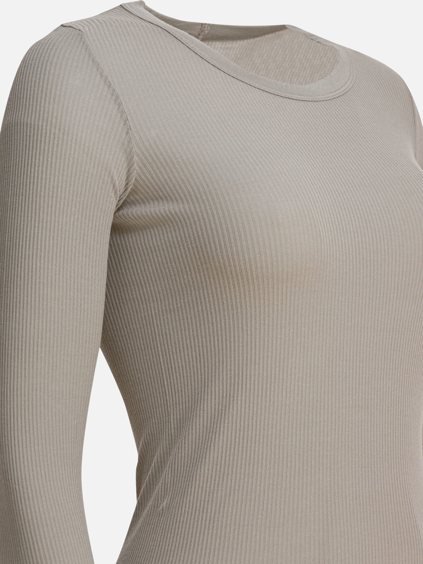 Crewneck sweaters Solid colour  Grey - Rick Owens Women | PDP | VIETTI Online Store | thumbnail_4