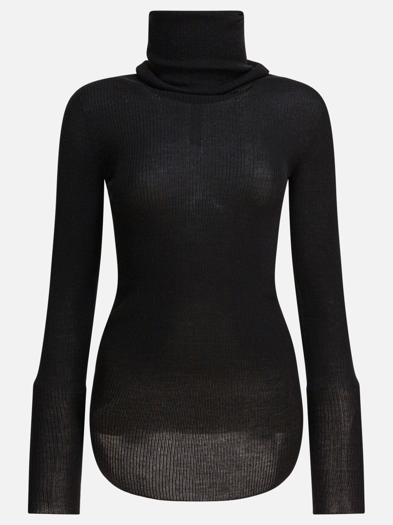 Turtleneck sweaters Solid colour  Black - Rick Owens Women | PDP | VIETTI Online Store | thumbnail