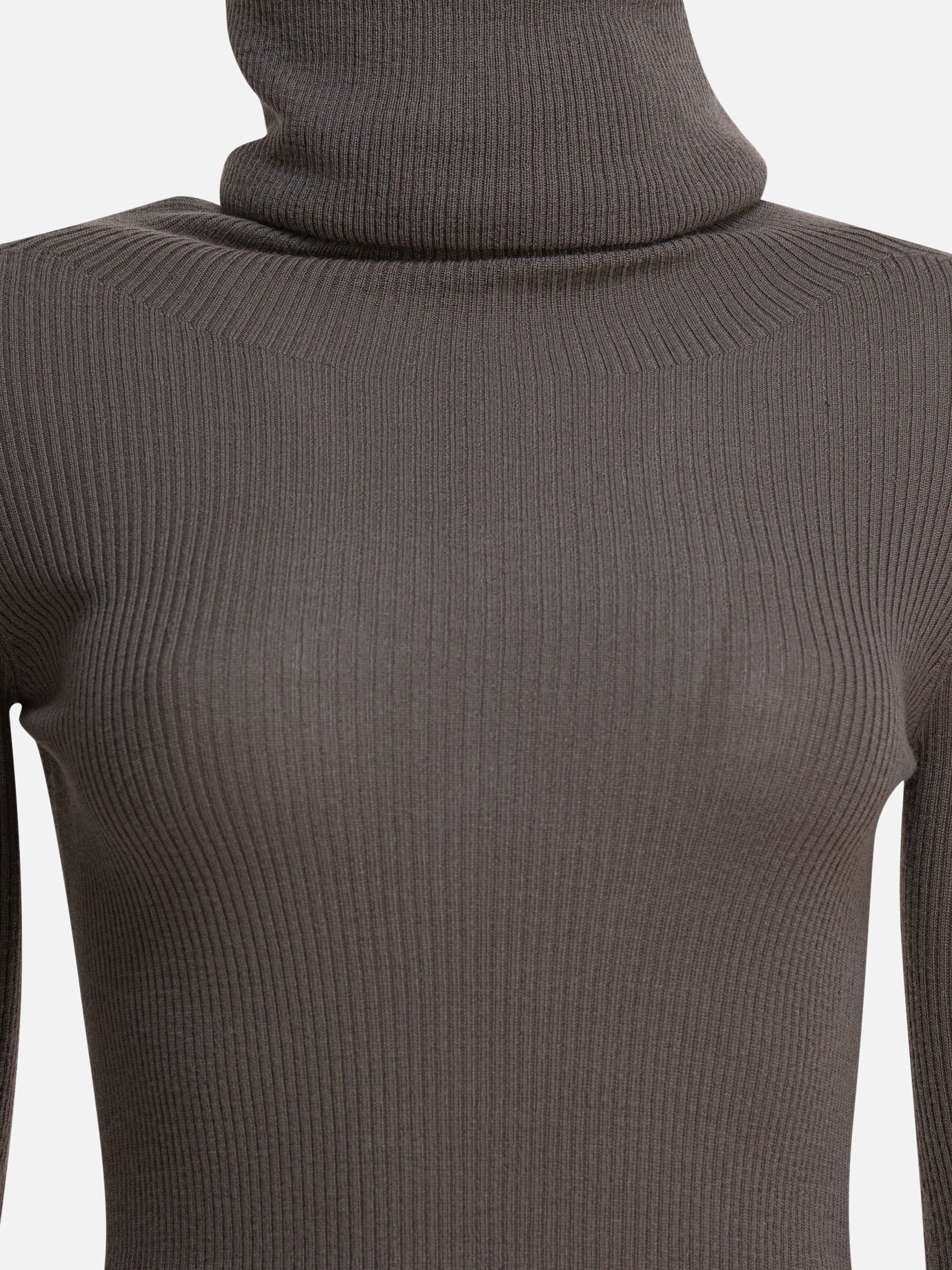 Turtleneck sweaters Solid colour  Grey - Rick Owens Women | PDP | VIETTI Online Store | Zoom-Modal_3

