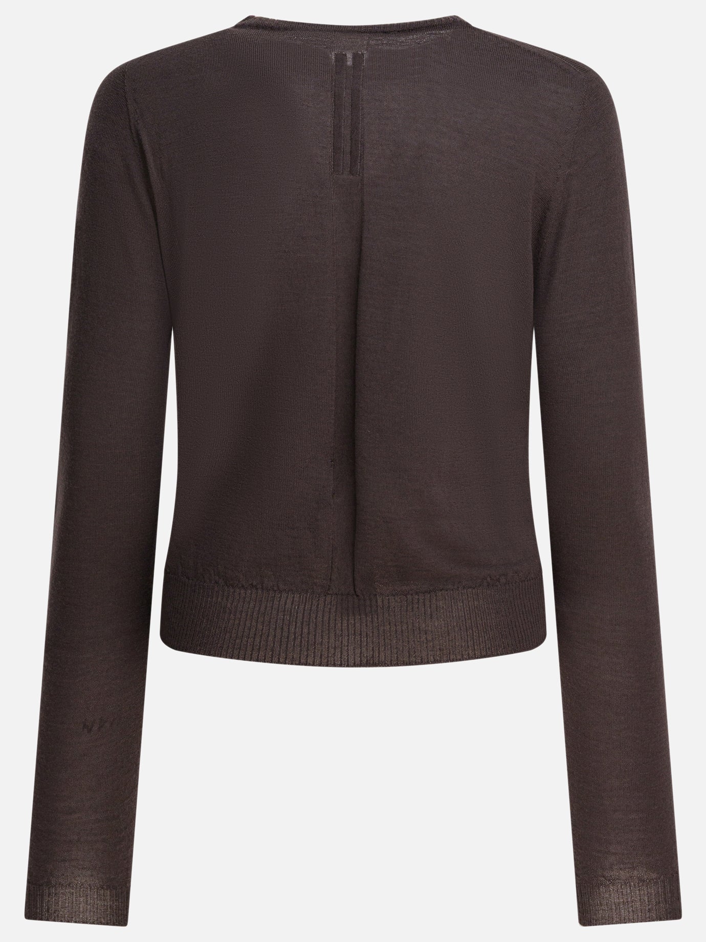 Crewneck sweaters Solid colour  Brown - Rick Owens Women | PDP | VIETTI Online Store | thumbnail_2