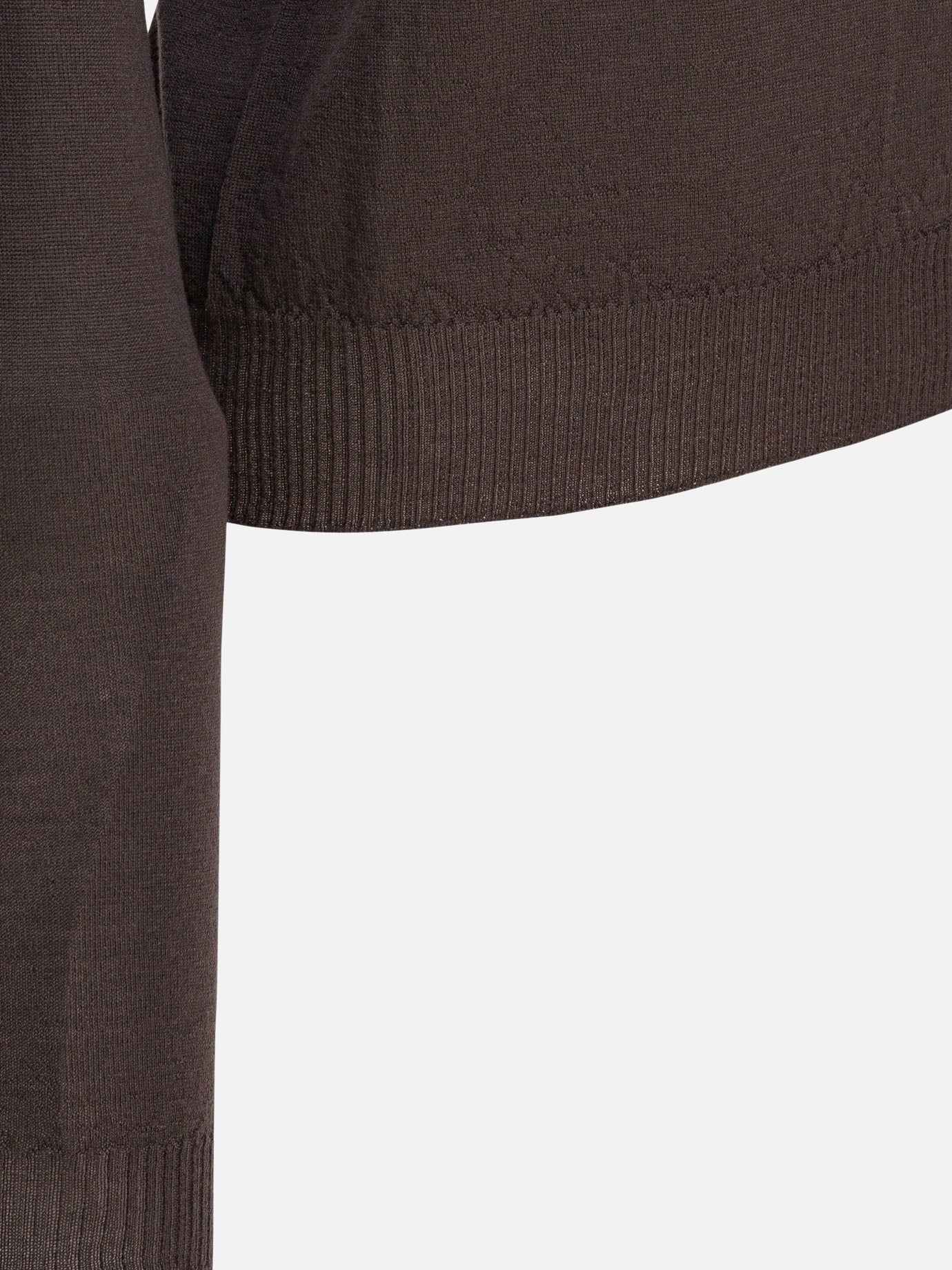Crewneck sweaters Solid colour  Brown - Rick Owens Women | PDP | VIETTI Online Store | thumbnail_4
