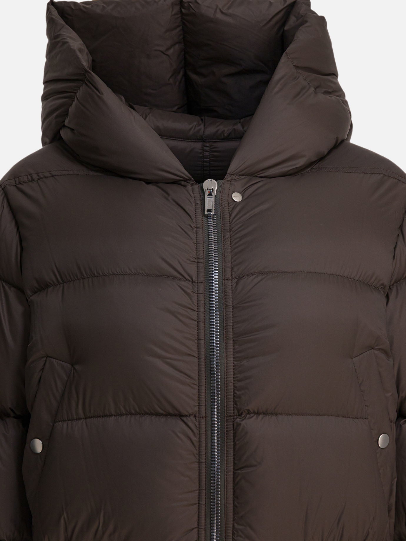 Piumini corti Solid colour  Marrone - Rick Owens Donna | PDP | VIETTI Online Store | thumbnail_3