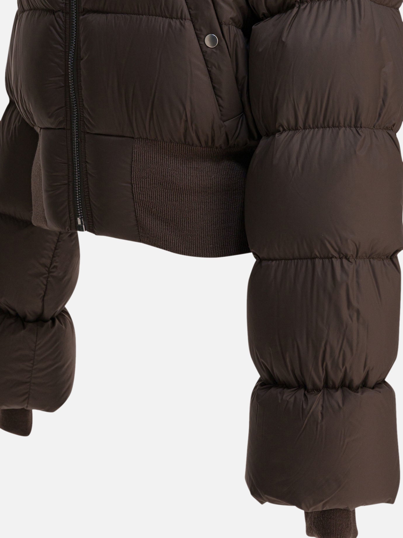 Piumini corti Solid colour  Marrone - Rick Owens Donna | PDP | VIETTI Online Store | thumbnail_4