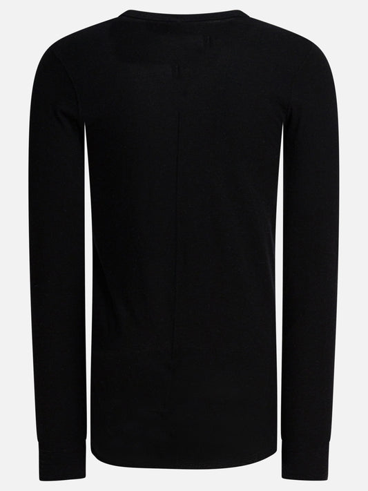 T-shirt girocollo Solid colour  Nero - Rick Owens Uomo | PLP | VIETTI Online Store | 2
