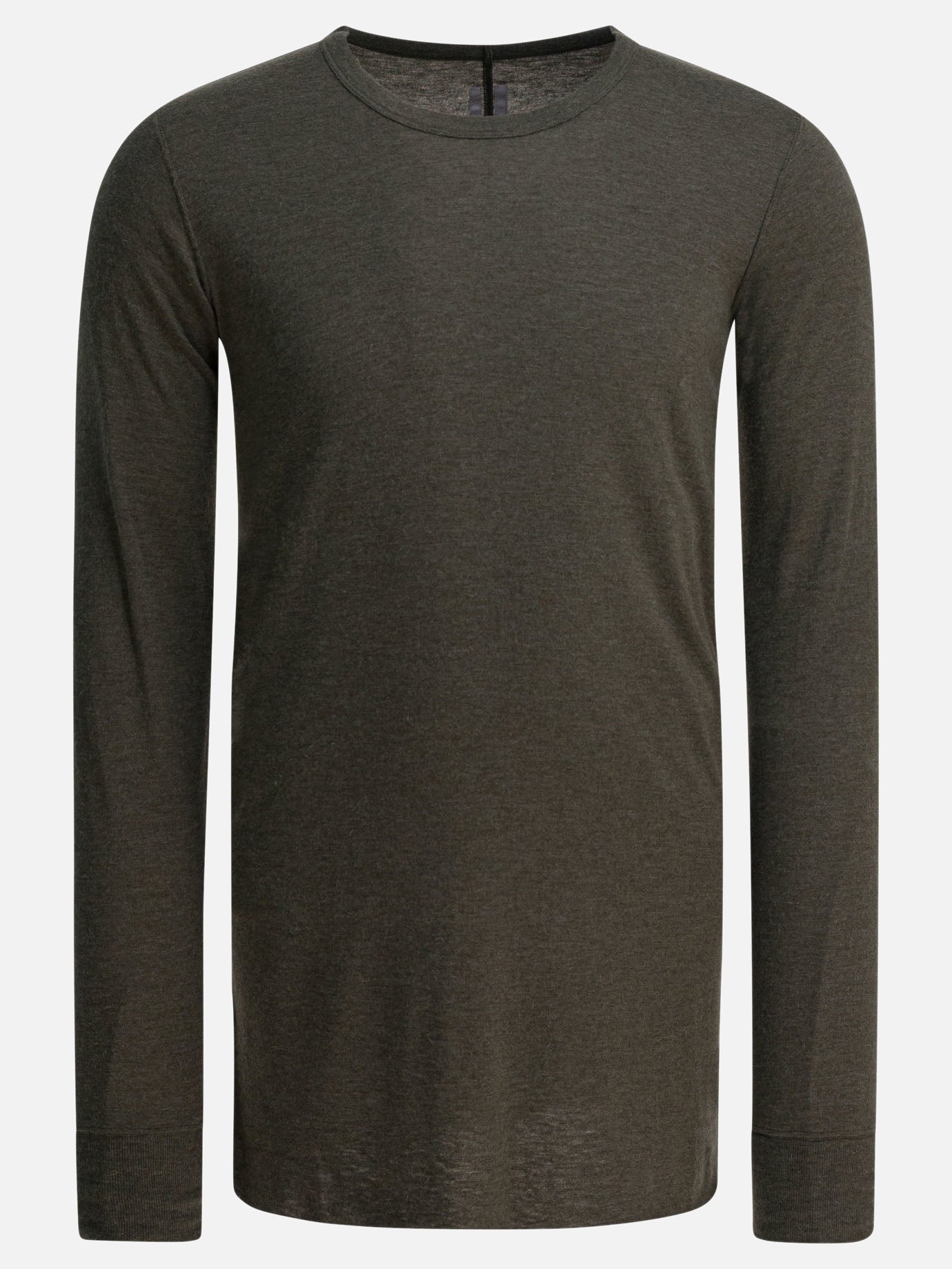 T-shirt girocollo Solid colour  Verde - Rick Owens Uomo | PDP | VIETTI Online Store | thumbnail