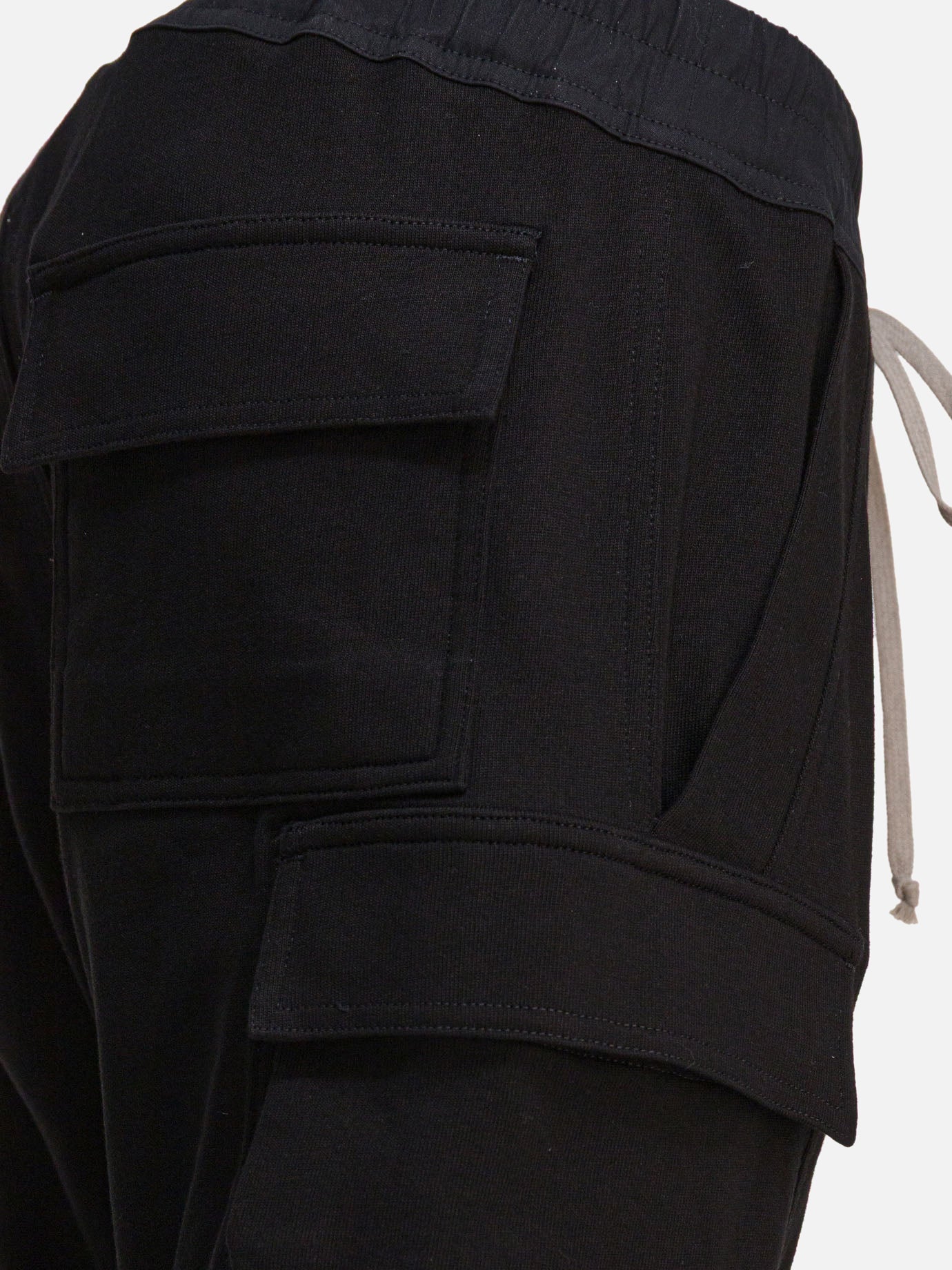 Pantaloni cargo & parachute Solid colour  Nero - Rick Owens Uomo | PDP | VIETTI Online Store | thumbnail_4