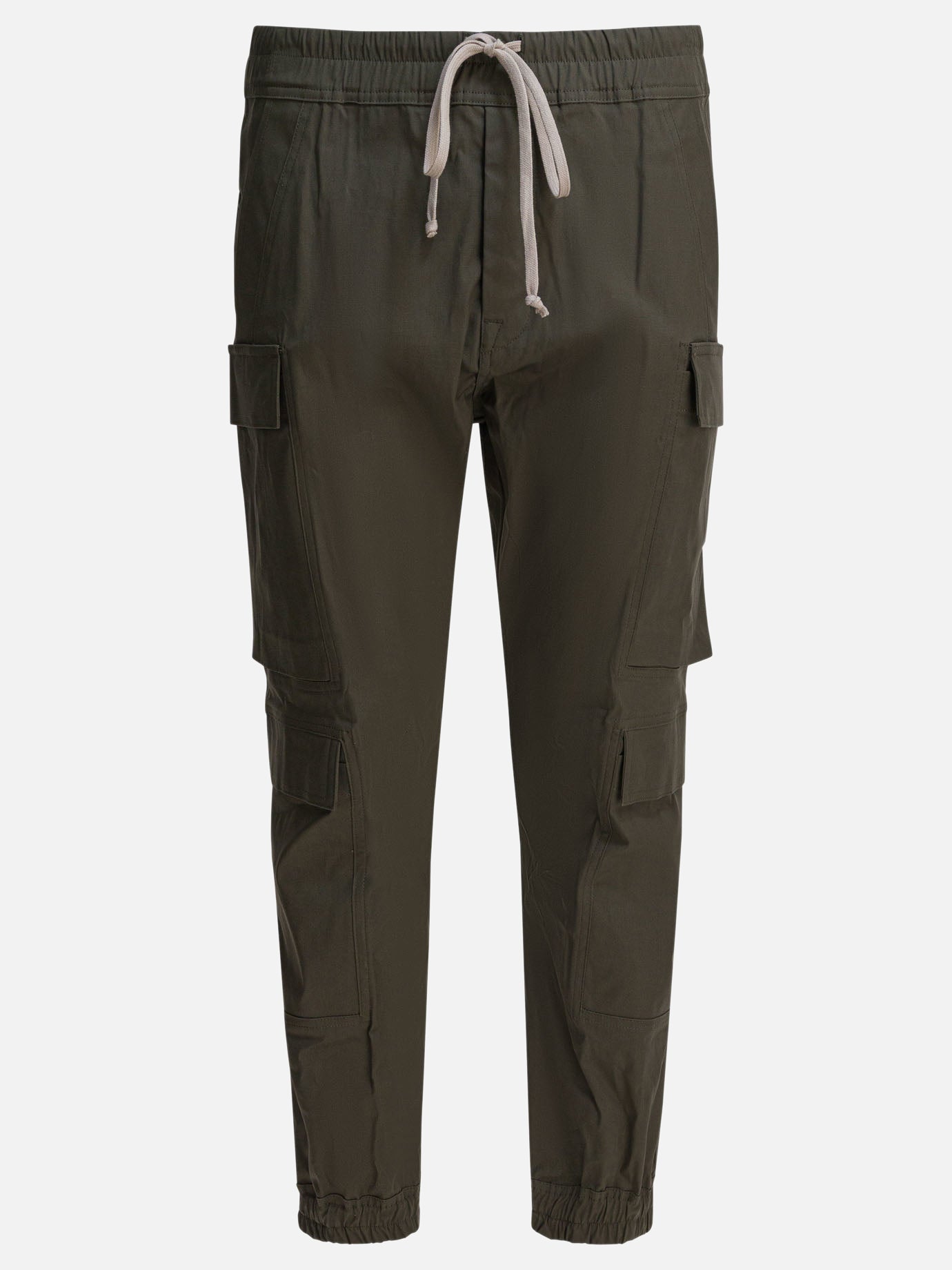 Pantaloni cargo & parachute Solid colour  Verde - Rick Owens Uomo | PDP | VIETTI Online Store | thumbnail
