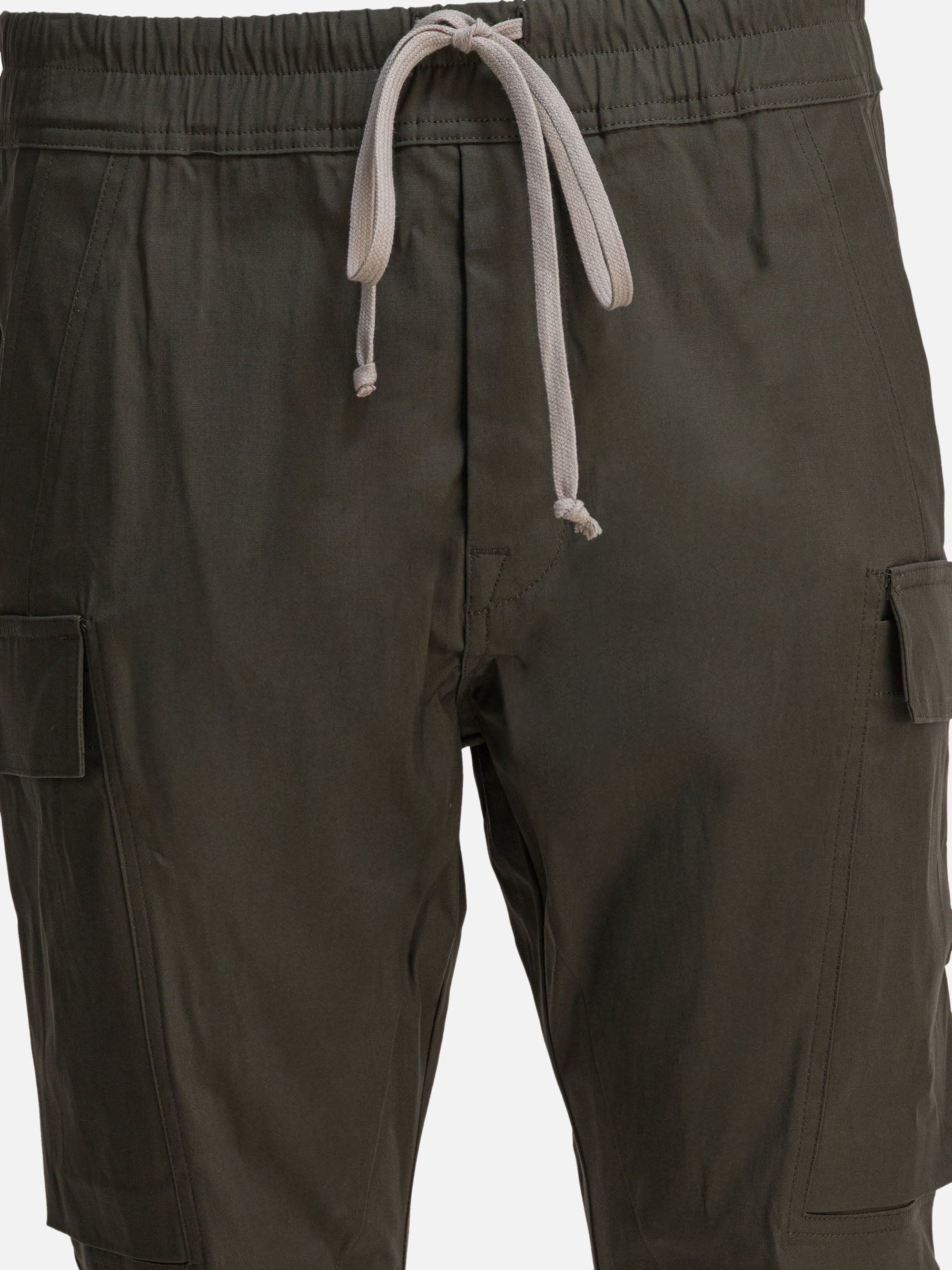 Pantaloni cargo & parachute Solid colour  Verde - Rick Owens Uomo | PDP | VIETTI Online Store | thumbnail_3