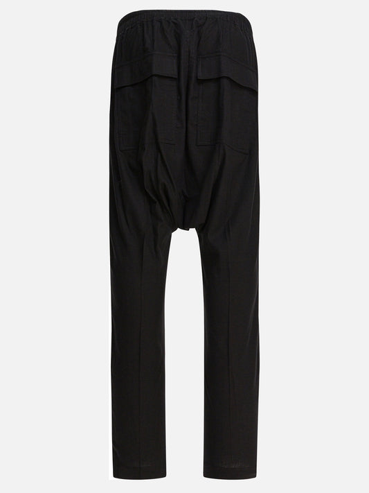 Pantaloni sportivi Solid colour  Nero - Rick Owens Uomo | PDP | VIETTI Online Store | 2

