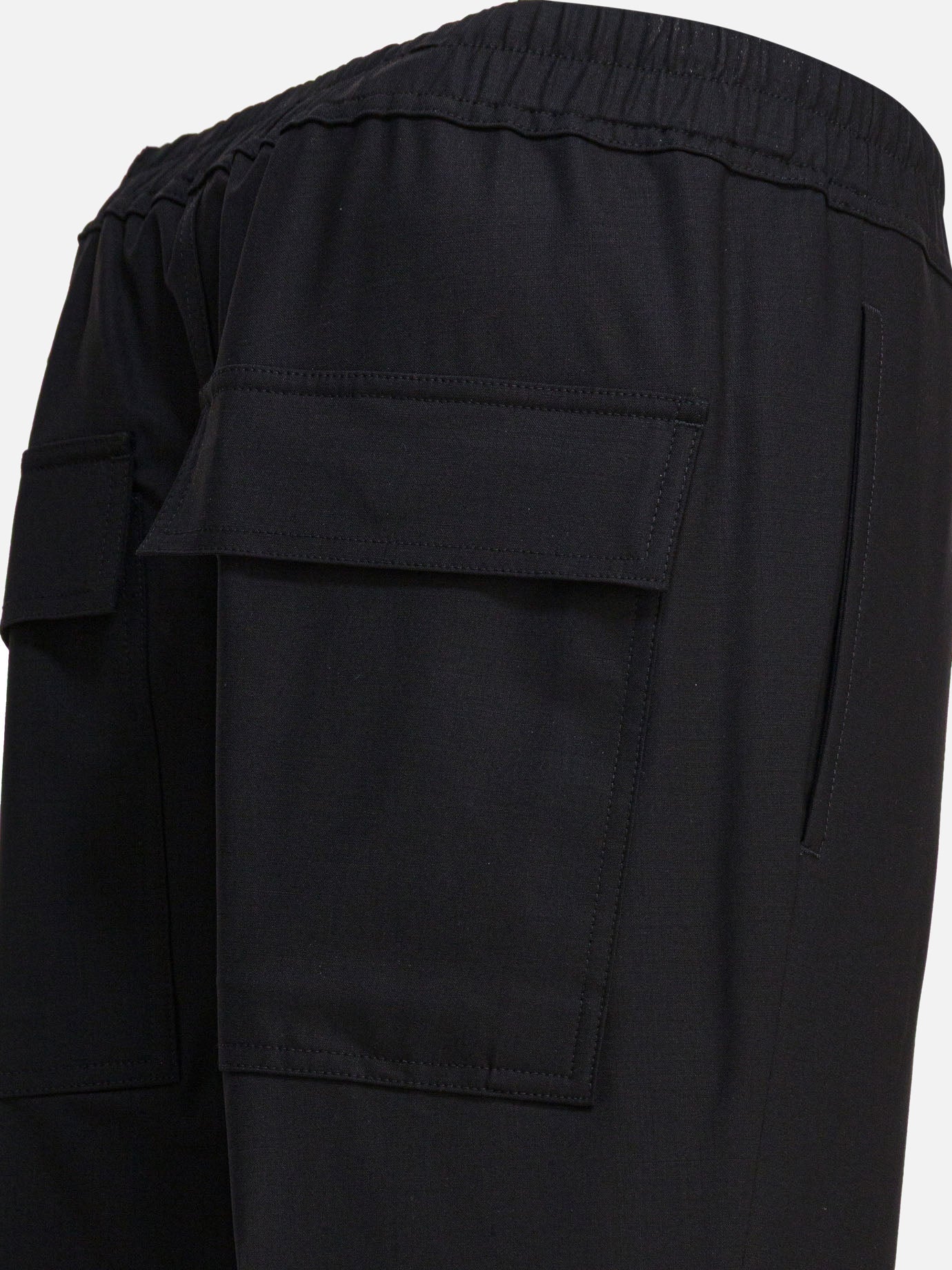 Pantaloni casual Solid colour  Nero - Rick Owens Uomo | PDP | VIETTI Online Store | thumbnail_4