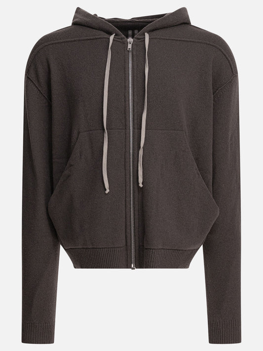 Maglioni con zip Solid colour  Marrone - Rick Owens Uomo | PLP | VIETTI Online Store 
