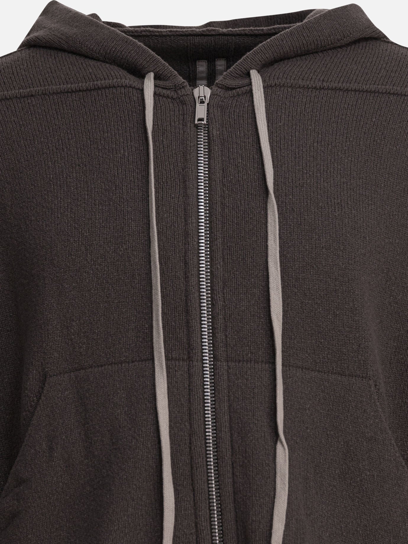 Zipped sweaters Solid colour  Brown - Rick Owens Men | PDP | VIETTI Online Store | Zoom-Modal_3

