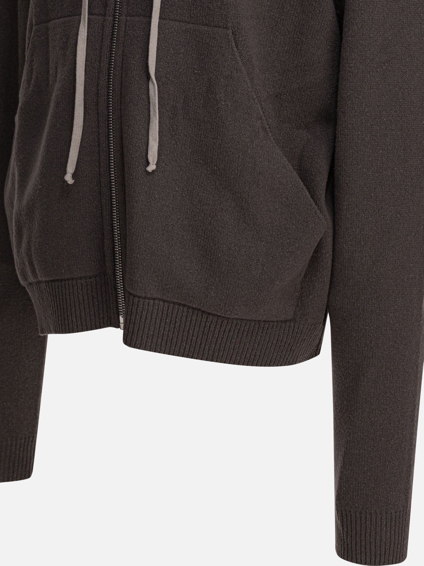 Zipped sweaters Solid colour  Brown - Rick Owens Men | PDP | VIETTI Online Store | Zoom-Modal_4

