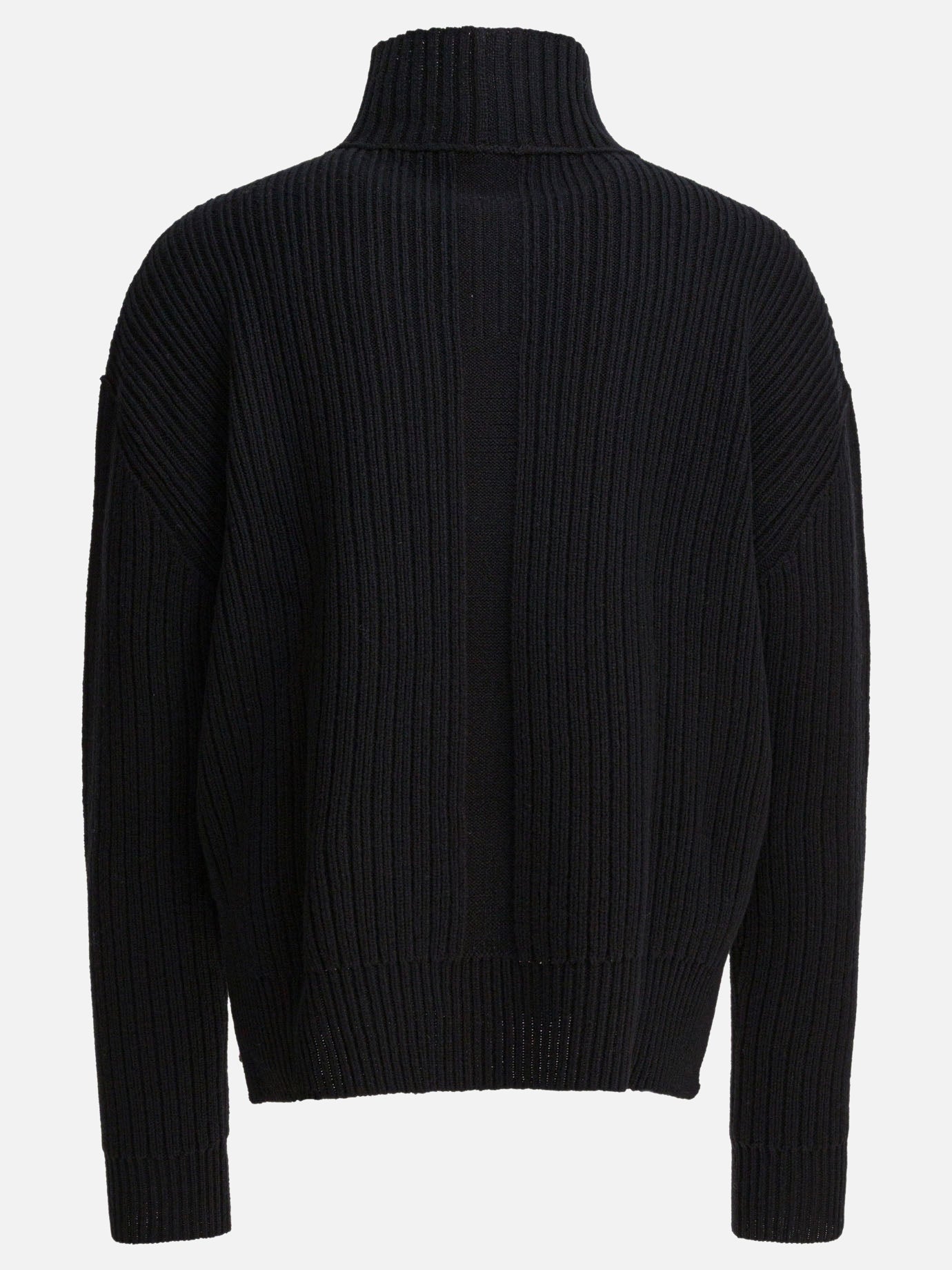 Turtleneck sweaters Solid colour  Black - Rick Owens Men | PDP | VIETTI Online Store | thumbnail_2