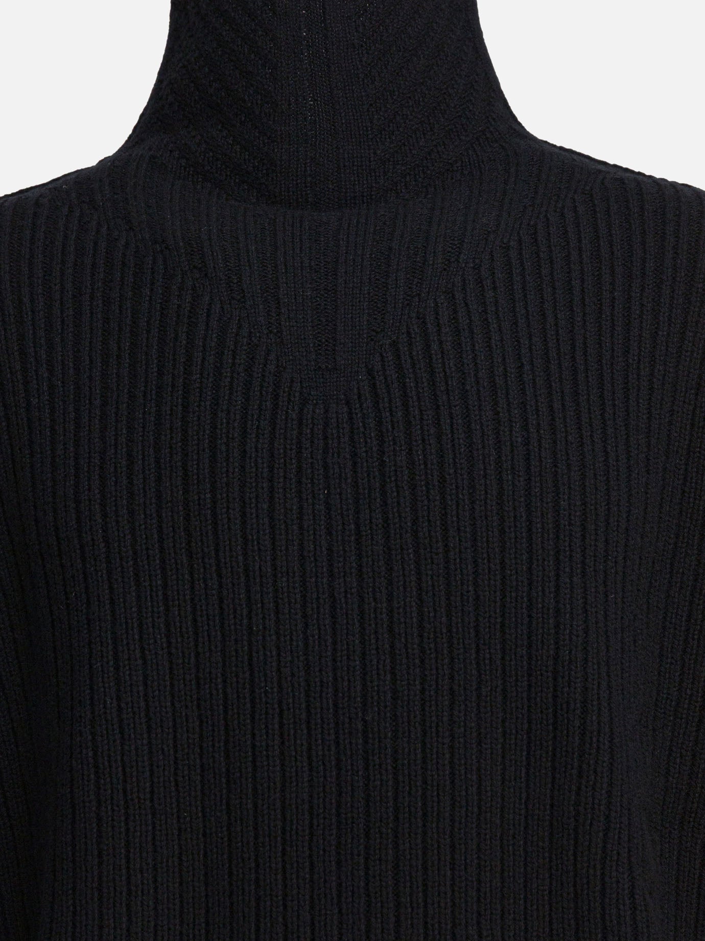 Turtleneck sweaters Solid colour  Black - Rick Owens Men | PDP | VIETTI Online Store | thumbnail_3