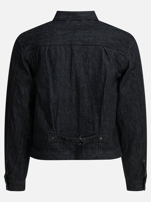 Giacche in denim Solid colour  Blu - KAPITAL Uomo | VIETTI Online Store | 2
