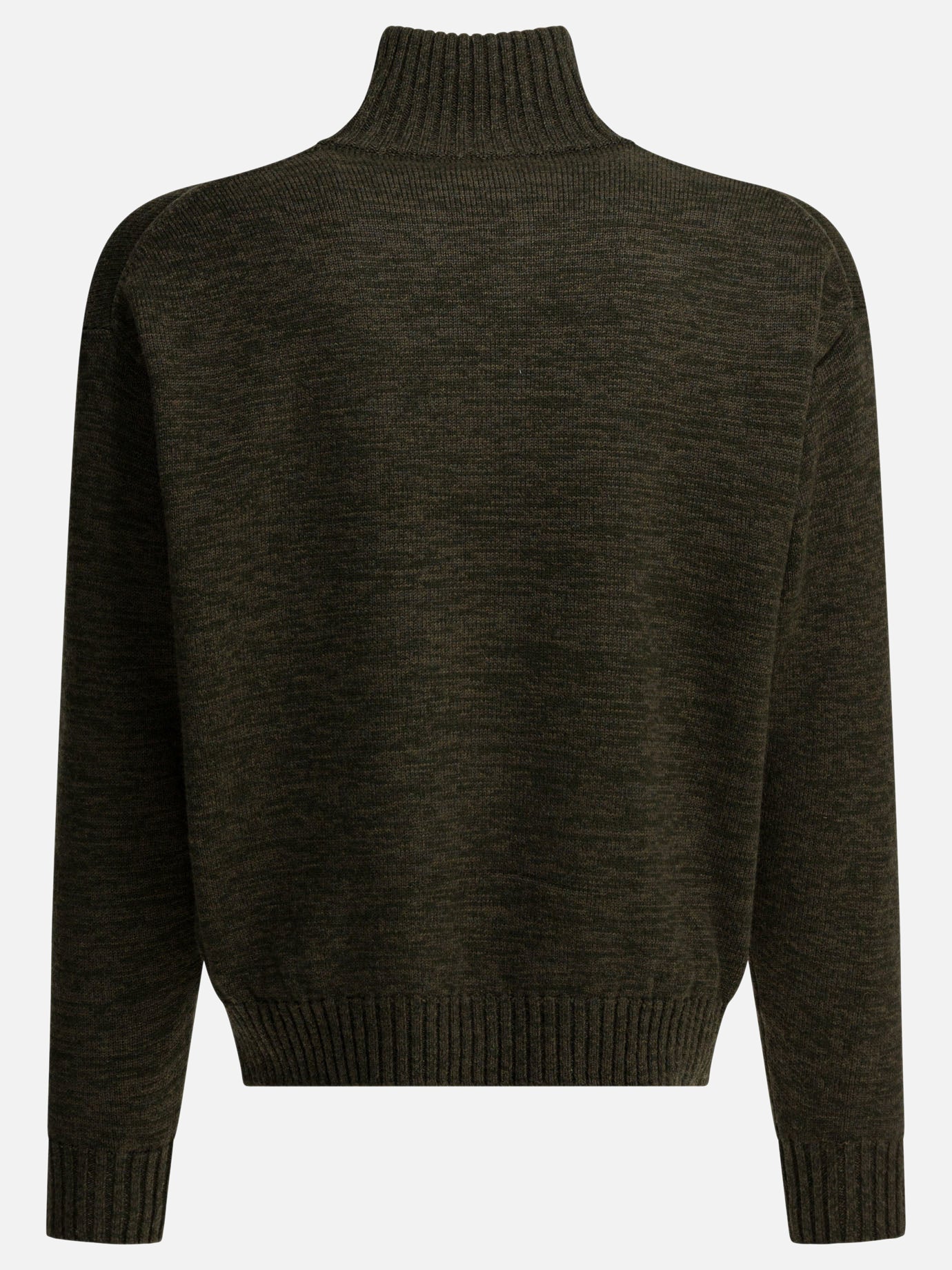 Maglioni con mezza zip Solid colour  Verde - KAPITAL Uomo | PDP | VIETTI Online Store | thumbnail_2