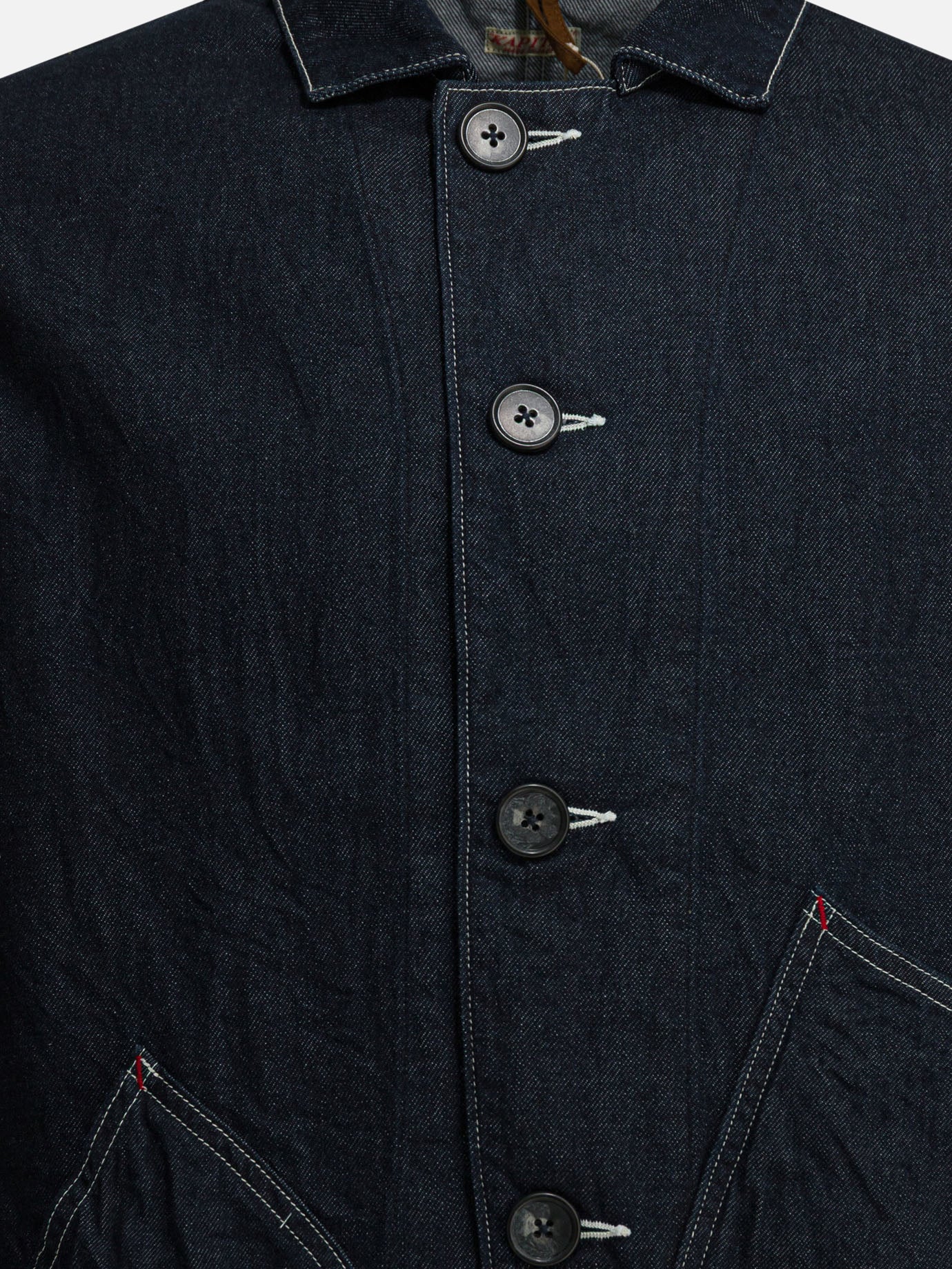 Giacche in denim Solid colour  Blu - KAPITAL Uomo | PDP | VIETTI Online Store | Zoom-Modal_3

