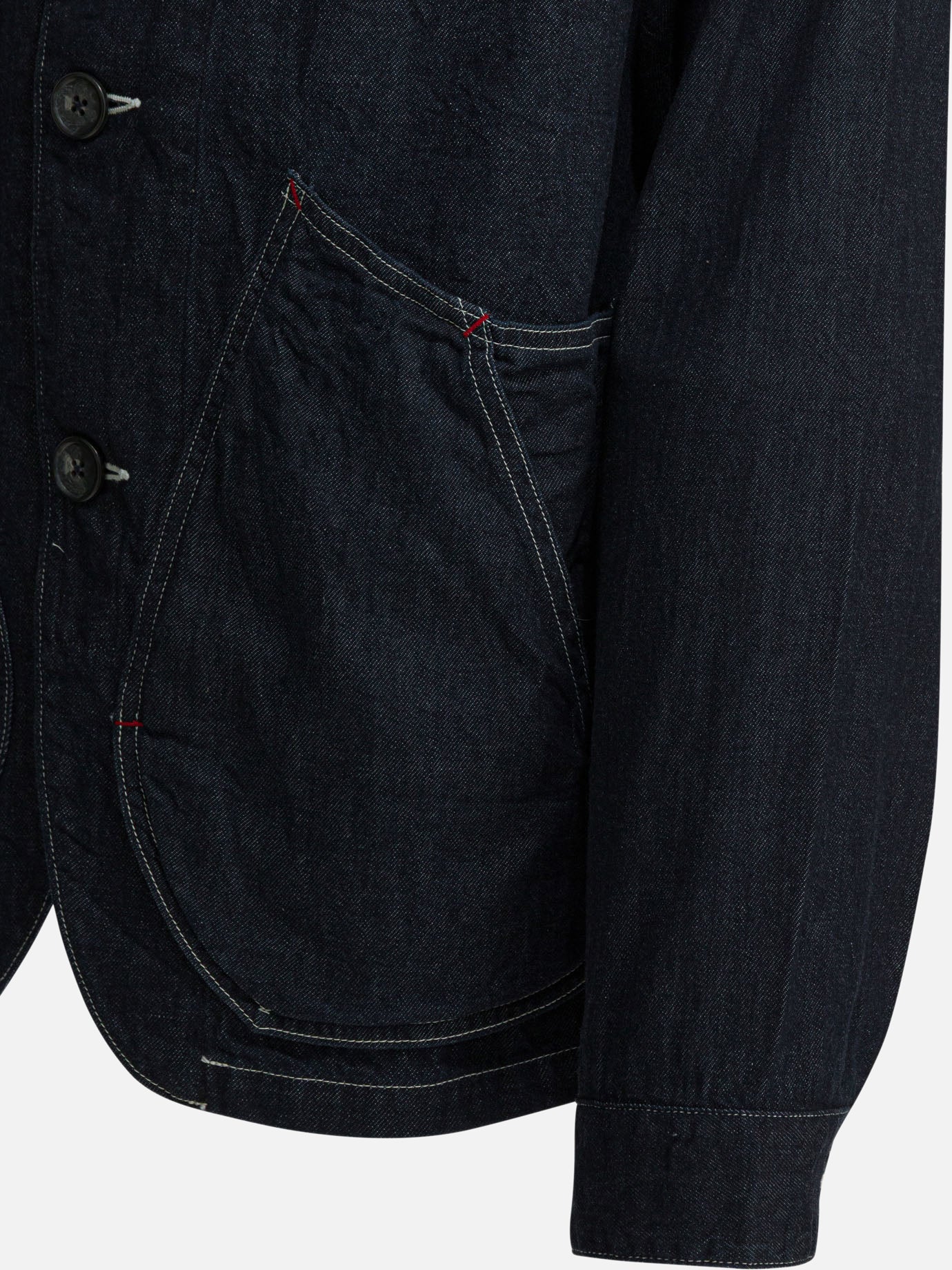 Giacche in denim Solid colour  Blu - KAPITAL Uomo | PDP | VIETTI Online Store | Zoom-Modal_4
