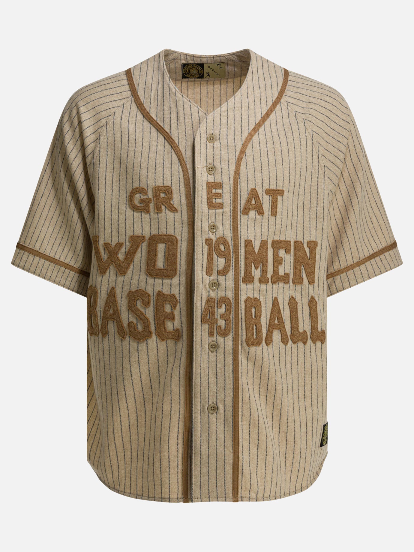 Camicie casual Striped  Beige - KAPITAL Uomo | PDP | VIETTI Online Store | thumbnail