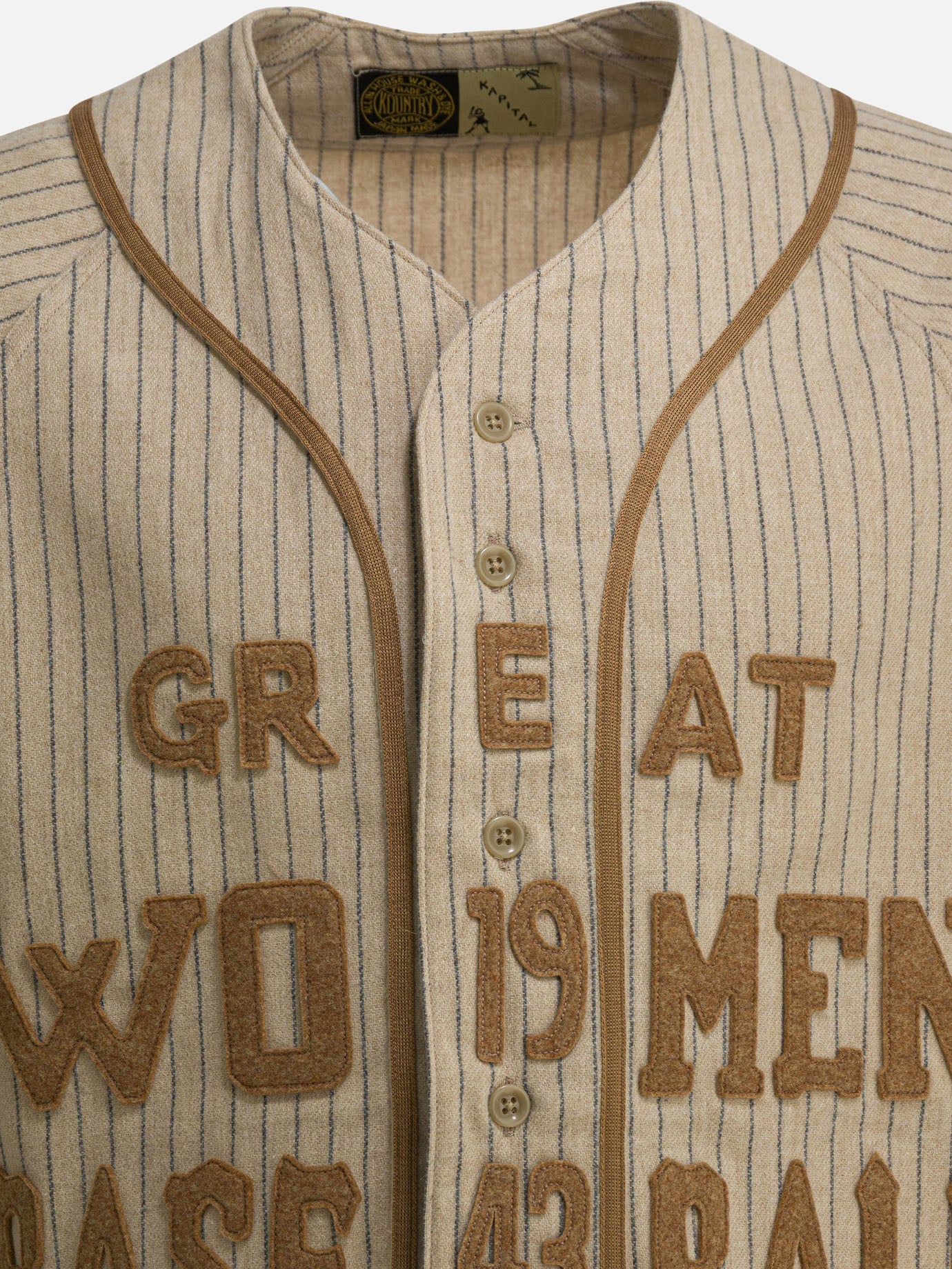 Camicie casual Striped  Beige - KAPITAL Uomo | PDP | VIETTI Online Store | Zoom-Modal_3
