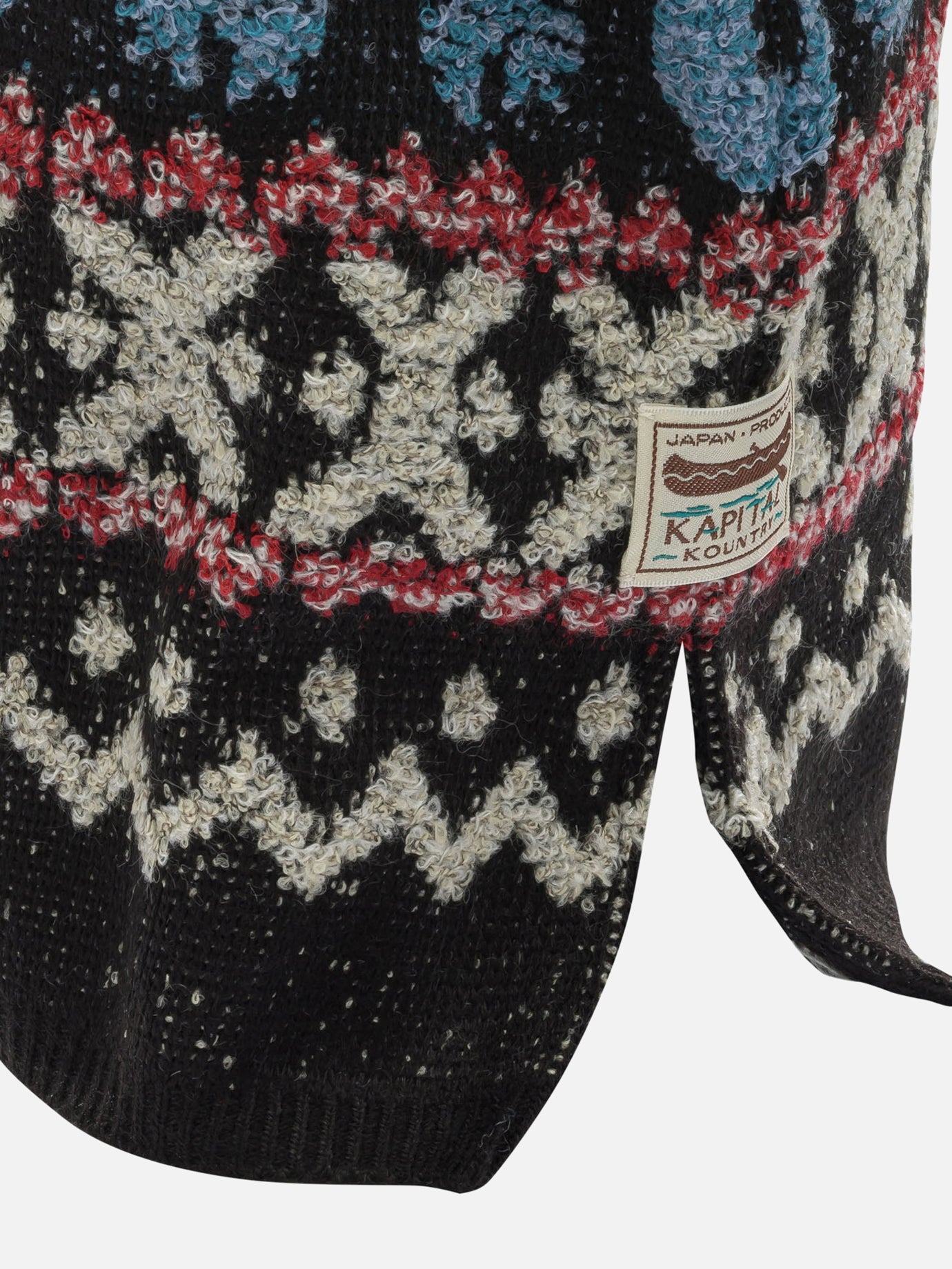 Passamontagna 100% wool  Nero - KAPITAL Uomo | PDP | VIETTI Online Store | thumbnail_4