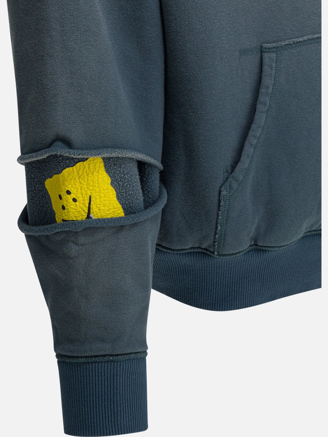 Felpe con cappuccio Solid colour  Blu - KAPITAL Uomo | PDP | VIETTI Online Store | thumbnail_3