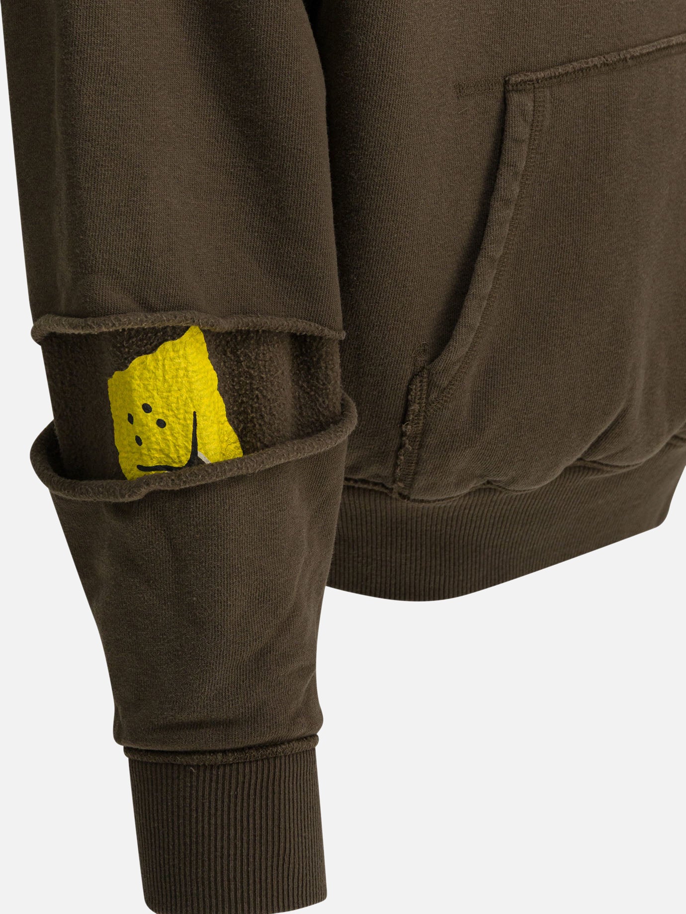 Felpe con cappuccio Solid colour  Marrone - KAPITAL Uomo | PDP | VIETTI Online Store | Zoom-Modal_3
