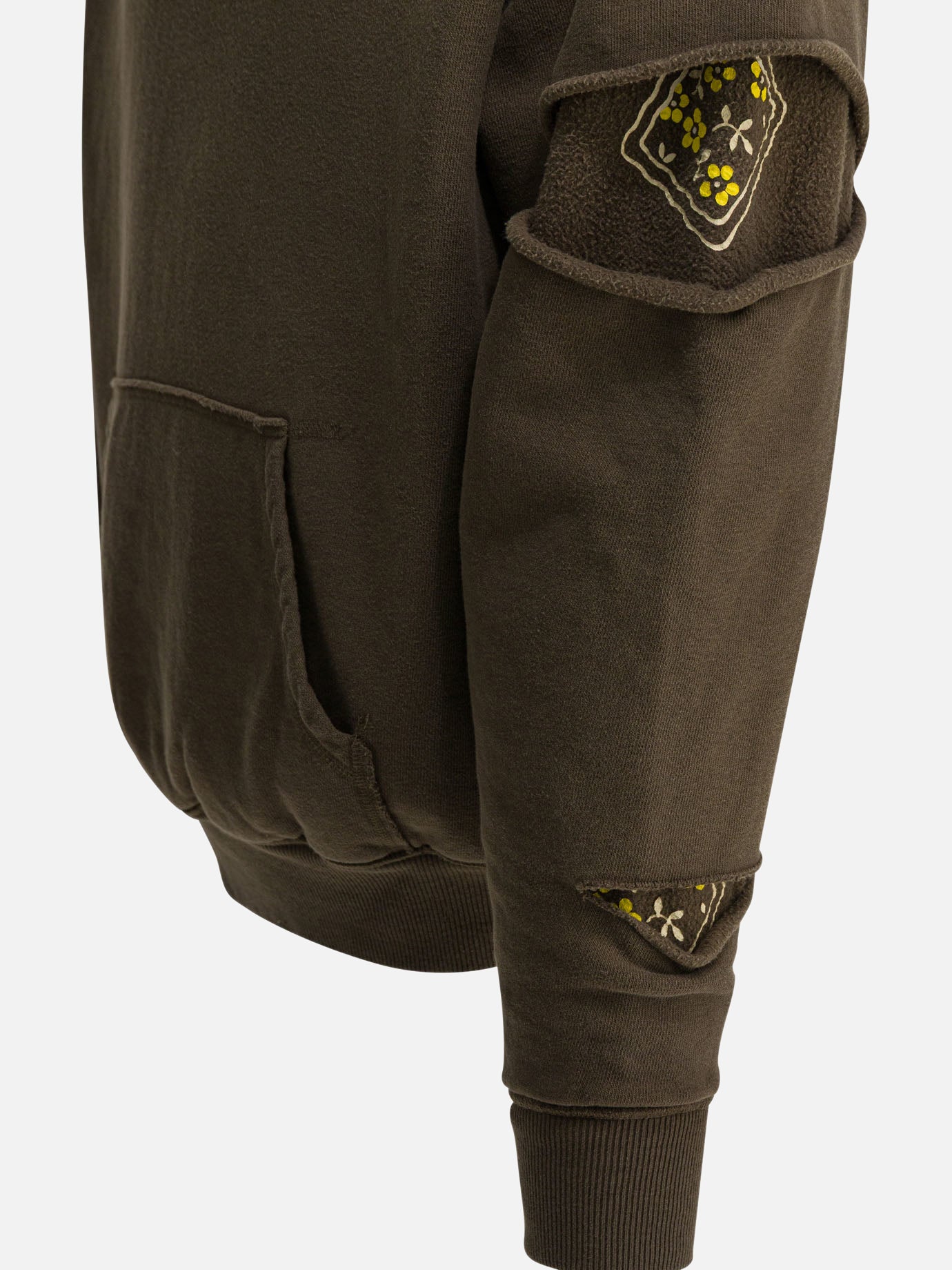 Felpe con cappuccio Solid colour  Marrone - KAPITAL Uomo | PDP | VIETTI Online Store | Zoom-Modal_4
