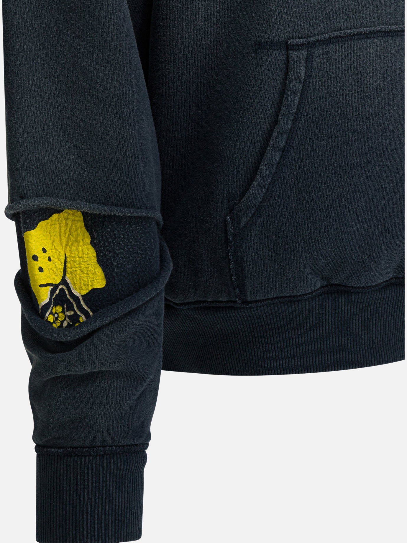 Felpe con cappuccio Solid colour  Blu - KAPITAL Uomo | PDP | VIETTI Online Store | Zoom-Modal_3
