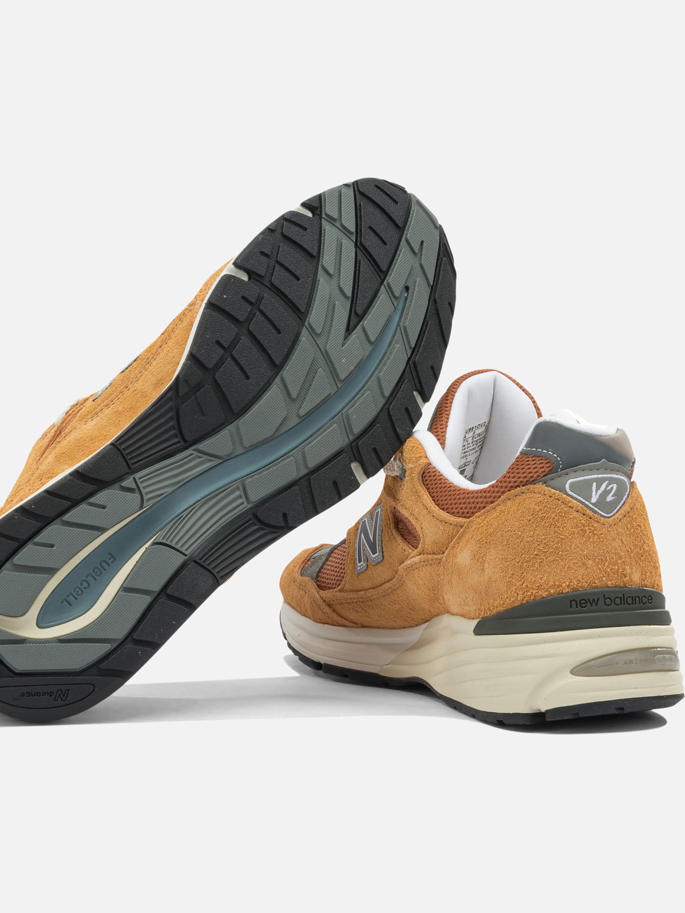Sneaker basse 100% suede - 100% rubber  Arancione - New Balance Uomo | PDP | VIETTI Online Store | Zoom-Modal_5
