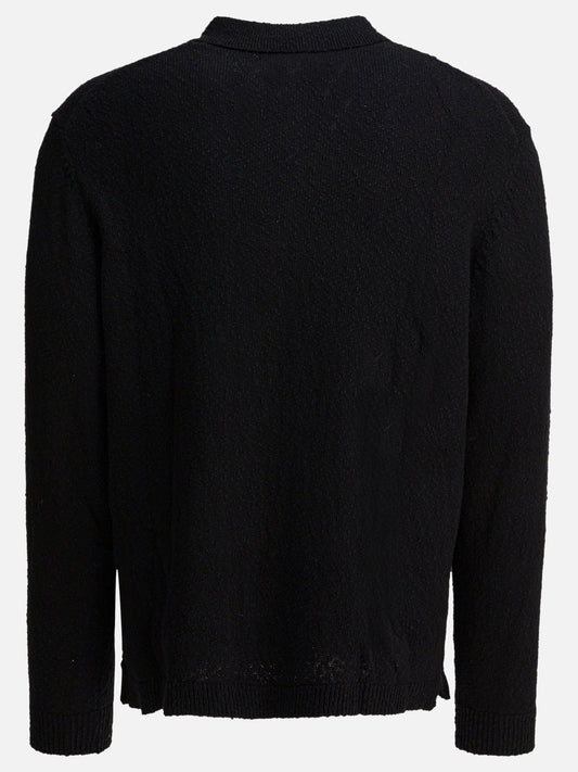 Polo con bottoni Solid colour  Nero - NN.07 Uomo | PLP | VIETTI Online Store | 2
