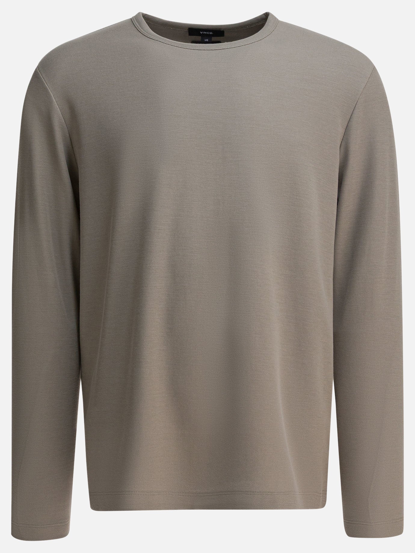 Crewneck t-shirts Solid colour  Beige - Vince Men | PDP | VIETTI Online Store | thumbnail