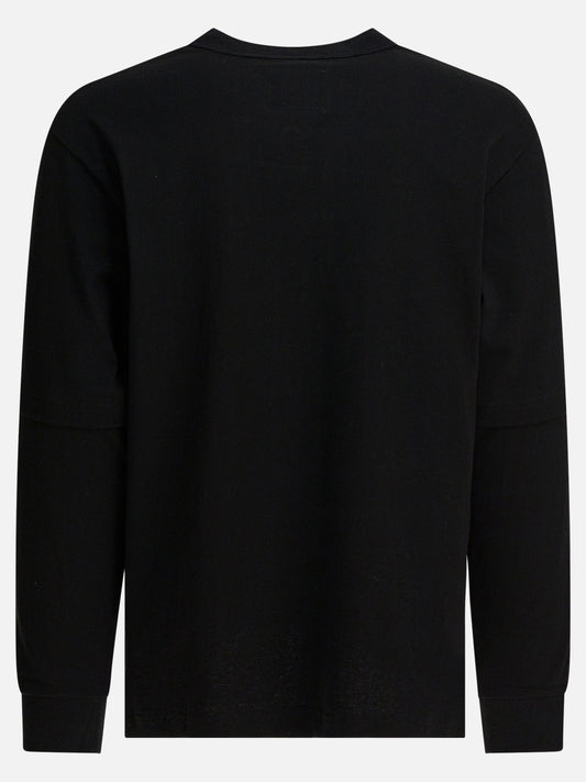 T-shirt girocollo Logo  Nero - Sacai Uomo | PDP | VIETTI Online Store | 2
