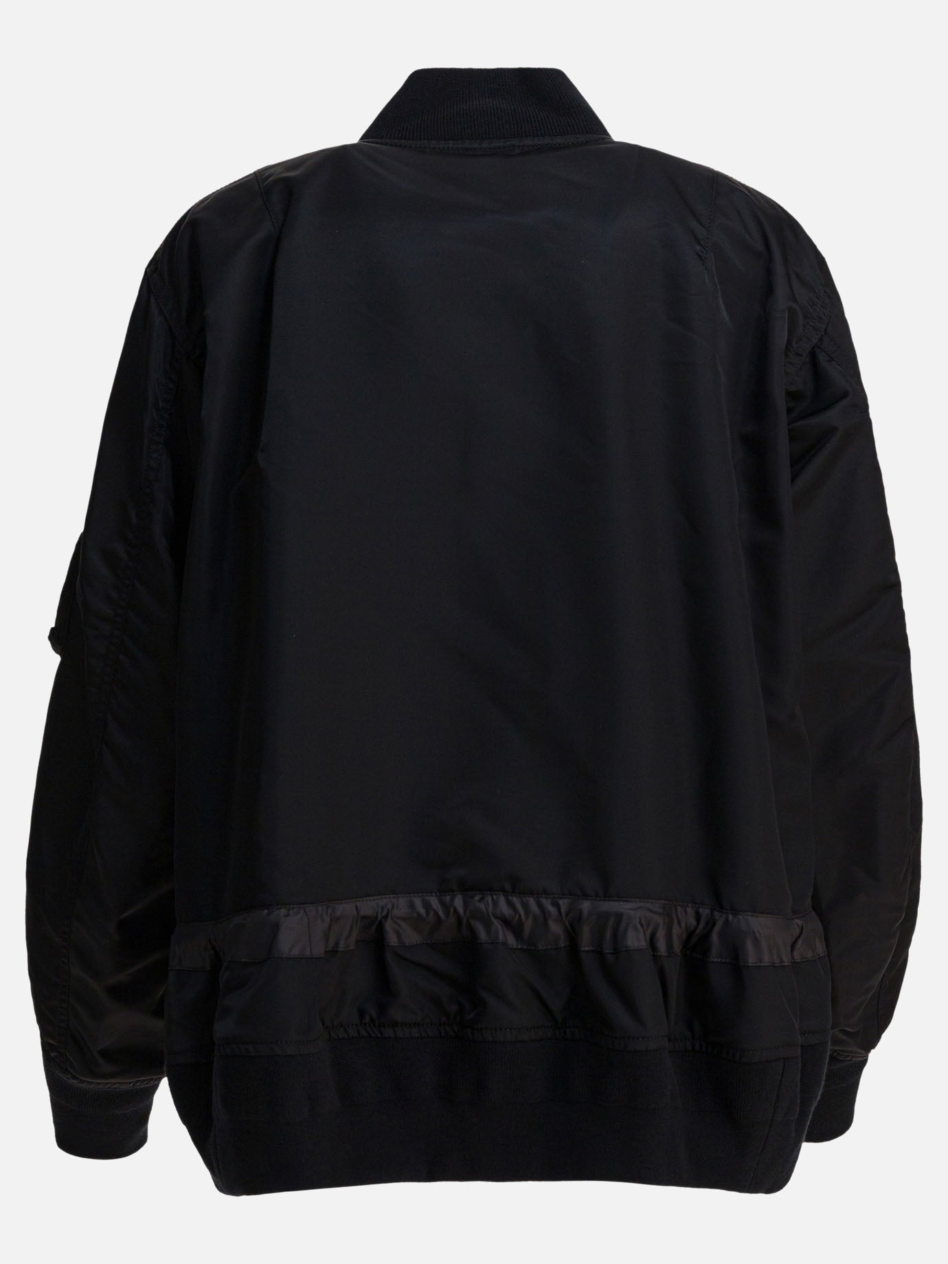 Bomber Solid colour  Nero - Sacai Donna | PDP | VIETTI Online Store | thumbnail_2