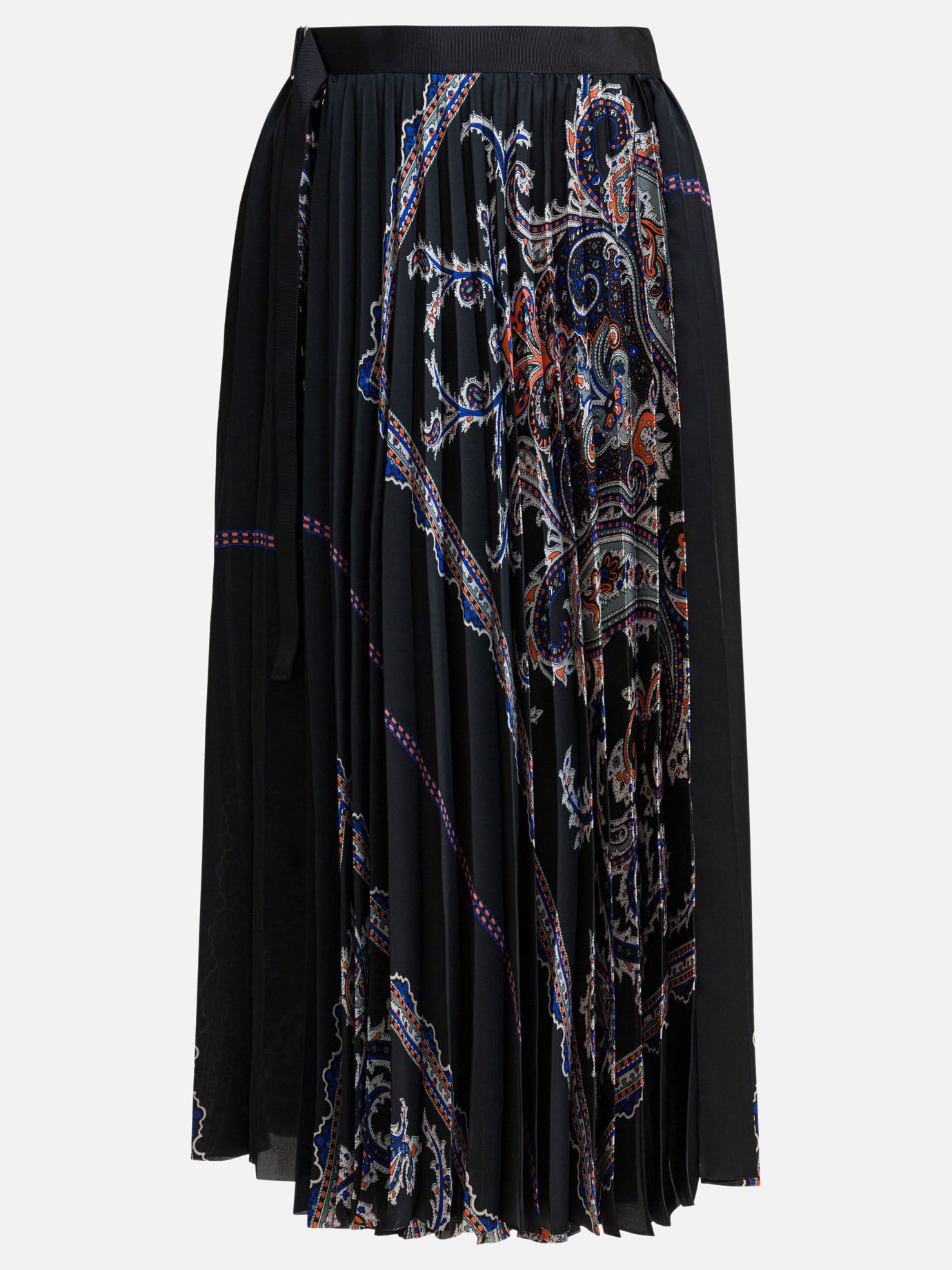 Gonne midi Paisley  Nero - Sacai Donna | PDP | VIETTI Online Store | thumbnail