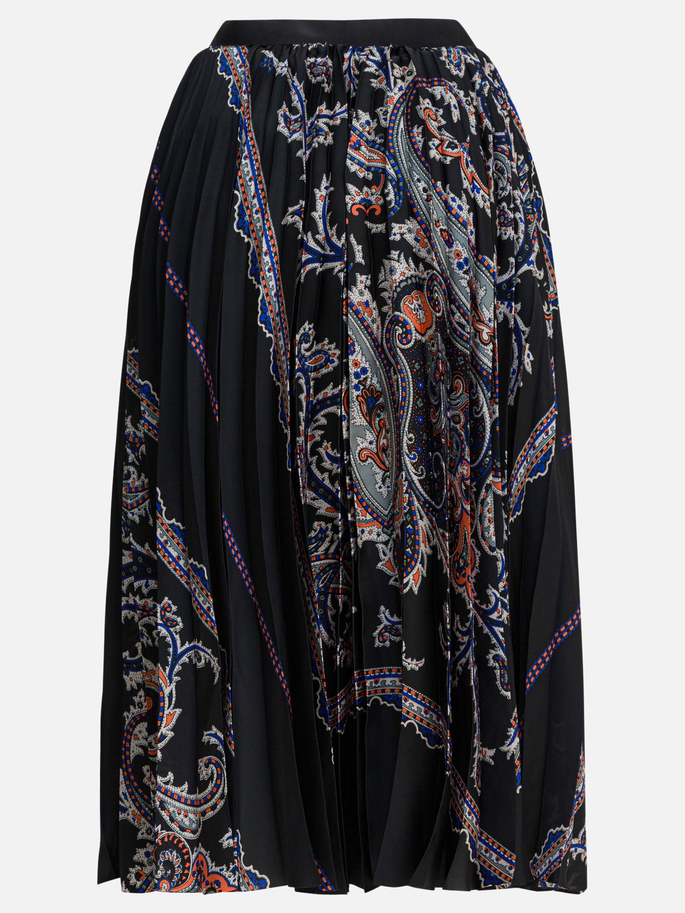 Gonne midi Paisley  Nero - Sacai Donna | PDP | VIETTI Online Store | Zoom-Modal_2
