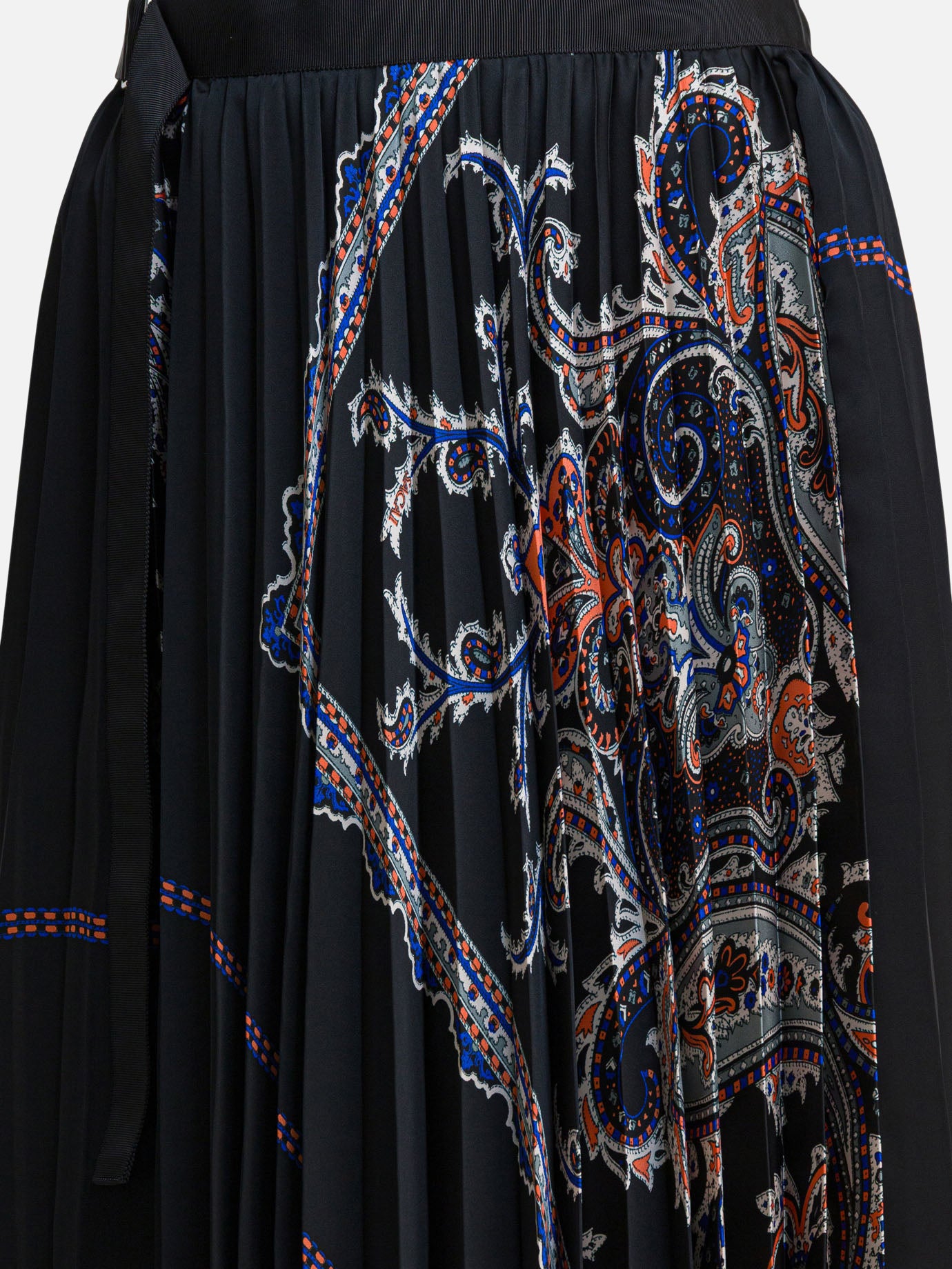 Gonne midi Paisley  Nero - Sacai Donna | PDP | VIETTI Online Store | Zoom-Modal_3
