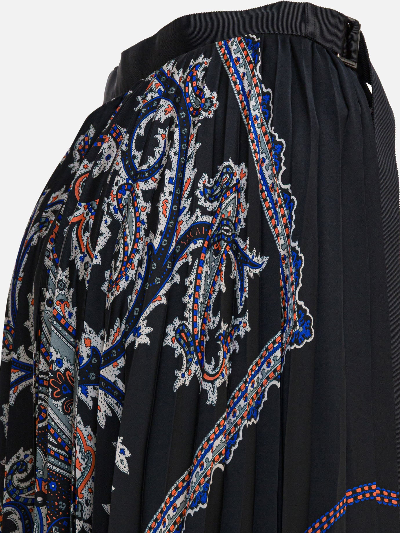 Gonne midi Paisley  Nero - Sacai Donna | PDP | VIETTI Online Store | thumbnail_4