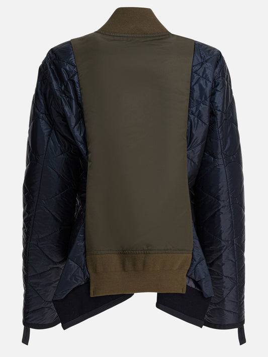 Bomber Textured knit  Verde - Sacai Donna | PLP | VIETTI Online Store | 2

