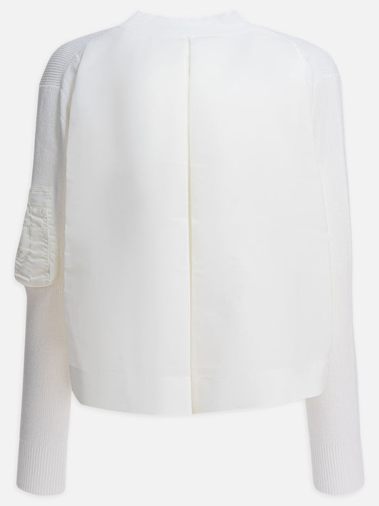 Cardigan Solid colour  Bianco - Sacai Donna | PLP | VIETTI Online Store | 2
